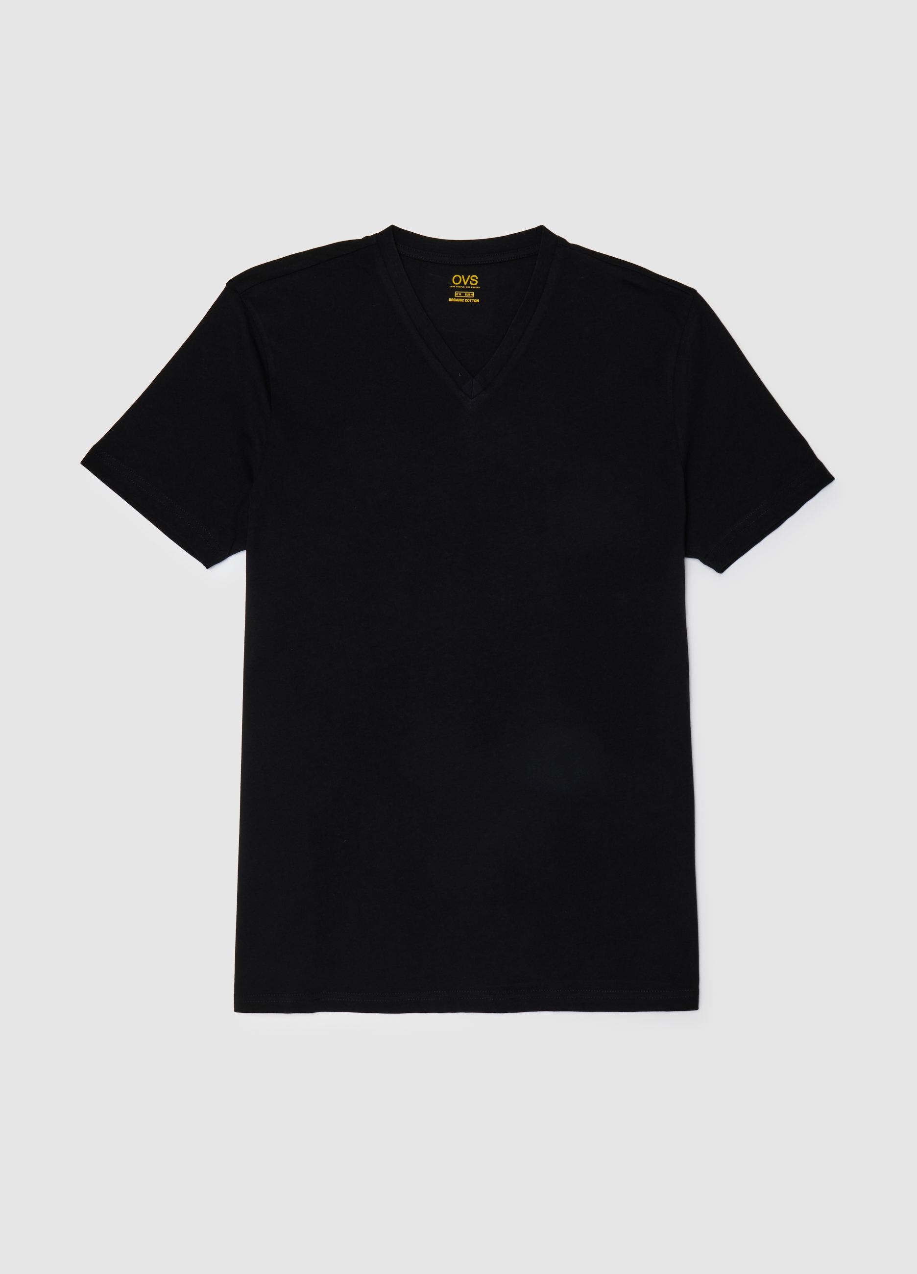 Camiseta De Hombre De Algodón Negro Puro, Hombre, Gunmetal, Talla: L