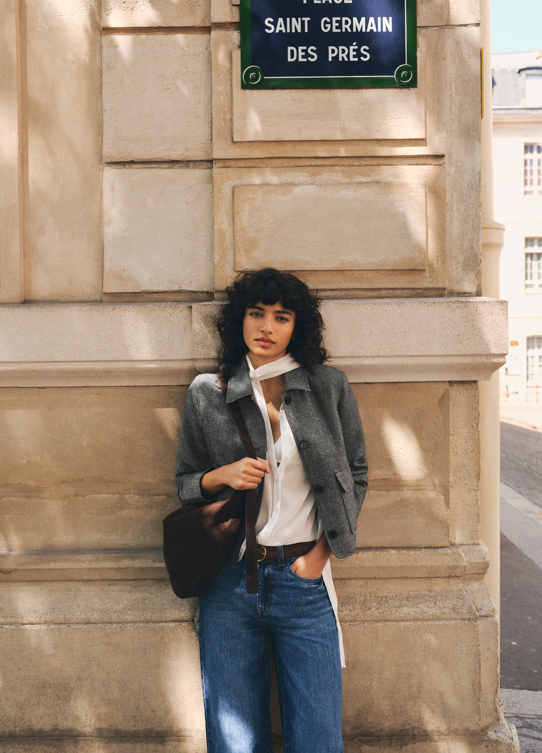 LES COPAINS, Blazer In Misto Lana Grigio Regular Fit, Donna, Grigio, Taglia: L