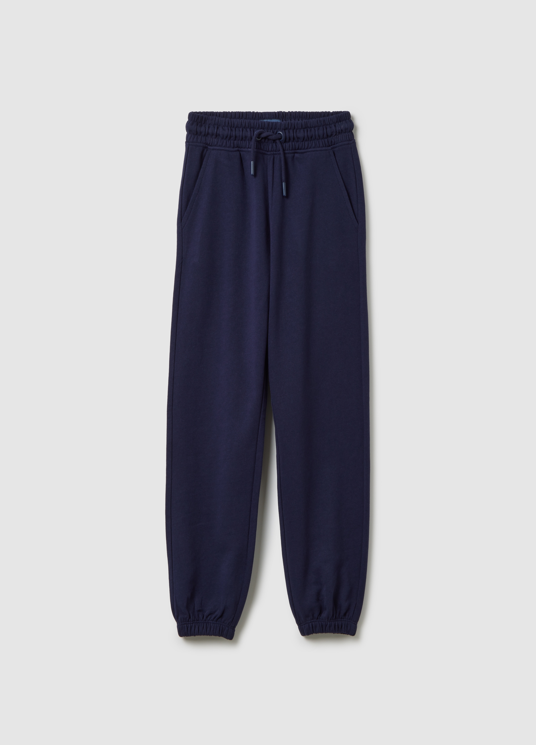 OVS KIDS, Pantalones Para Niñas En Puro Algodón Azul Corte Regular, Niña, Azul oscuro, Talla: 3-4