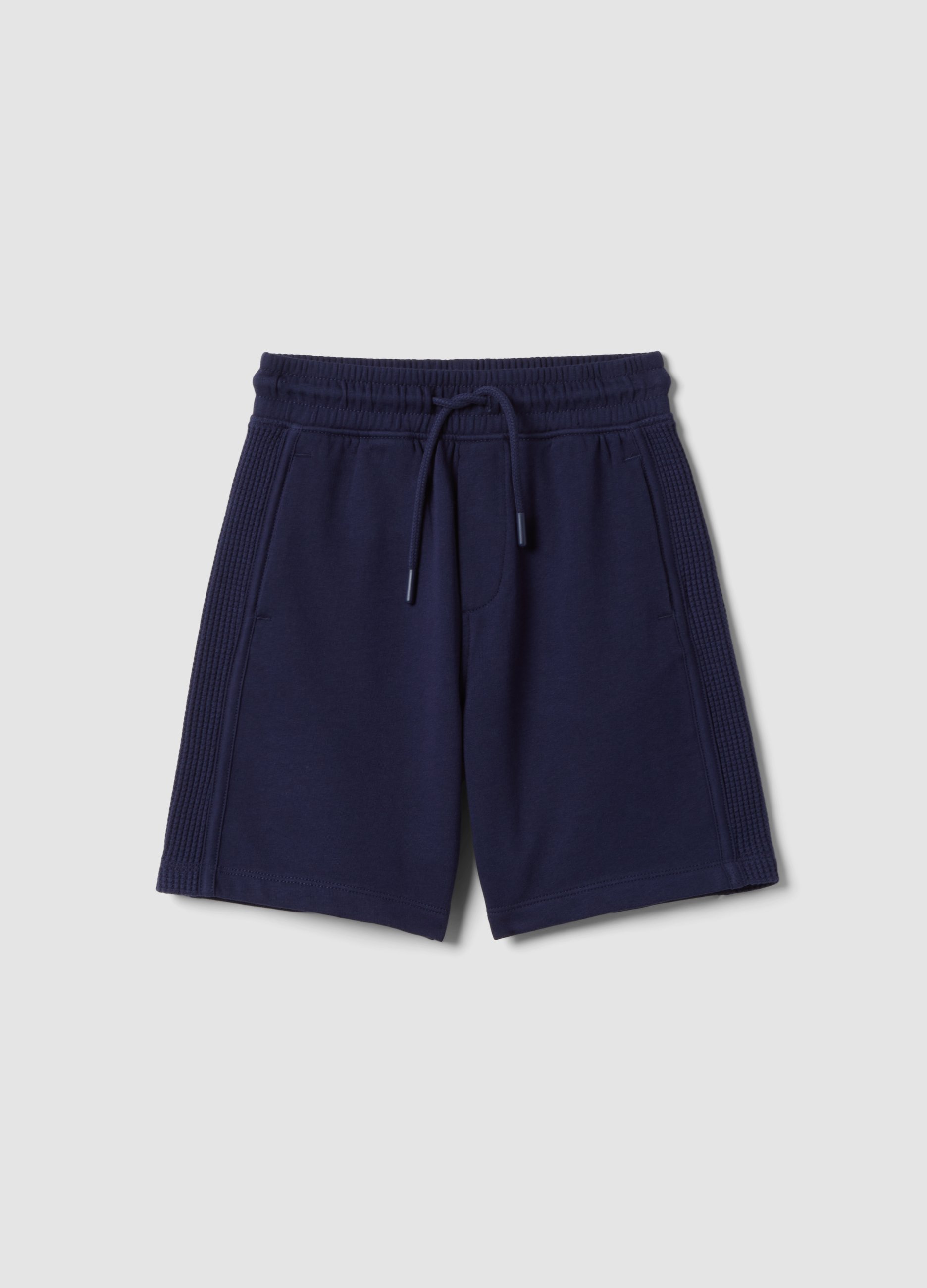 OVS KIDS, Short Azul De Algodón Puro Con Cintura Elástica, Niño, Morado, Talla: 4-5