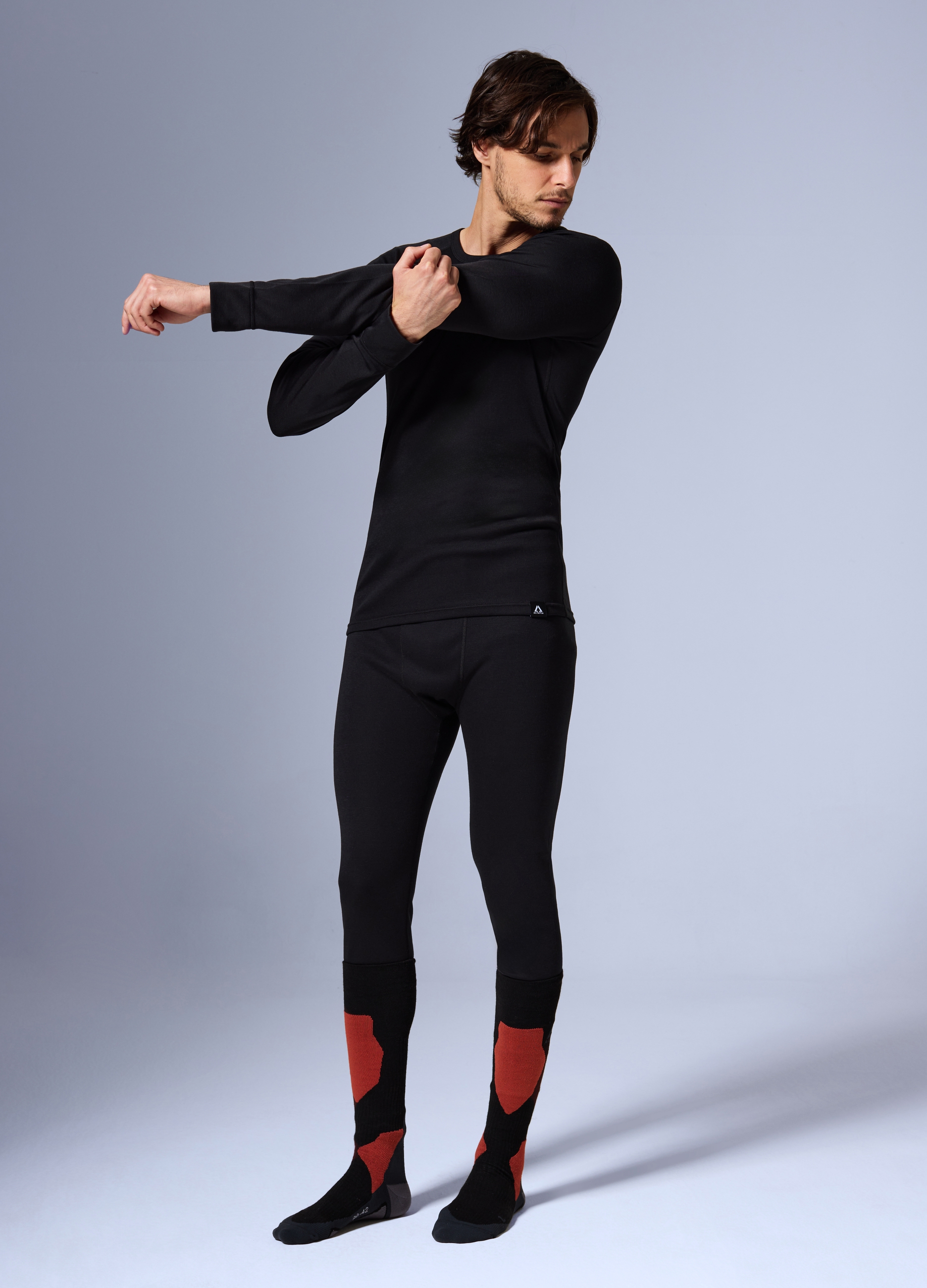 ALTAVIA, Leggings Térmicos Altavia Con Deborah Compagnoni, Unisex, Negro, Talla: XXL