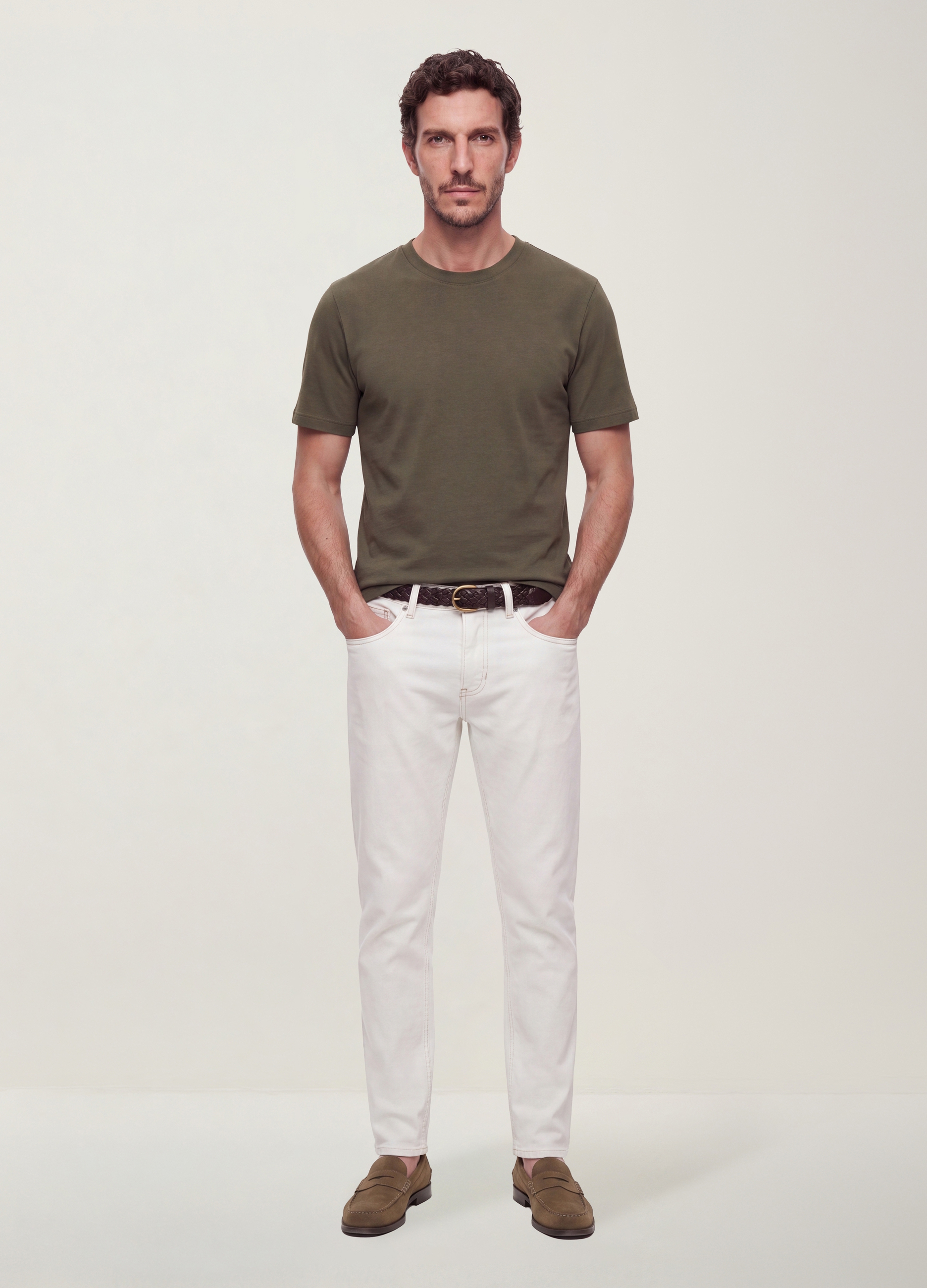 OVS, T-shirt The Iconic Tee Verde In Puro Cotone A Maniche Corte Regular Fit, Uomo, Verde, Taglia: XXL