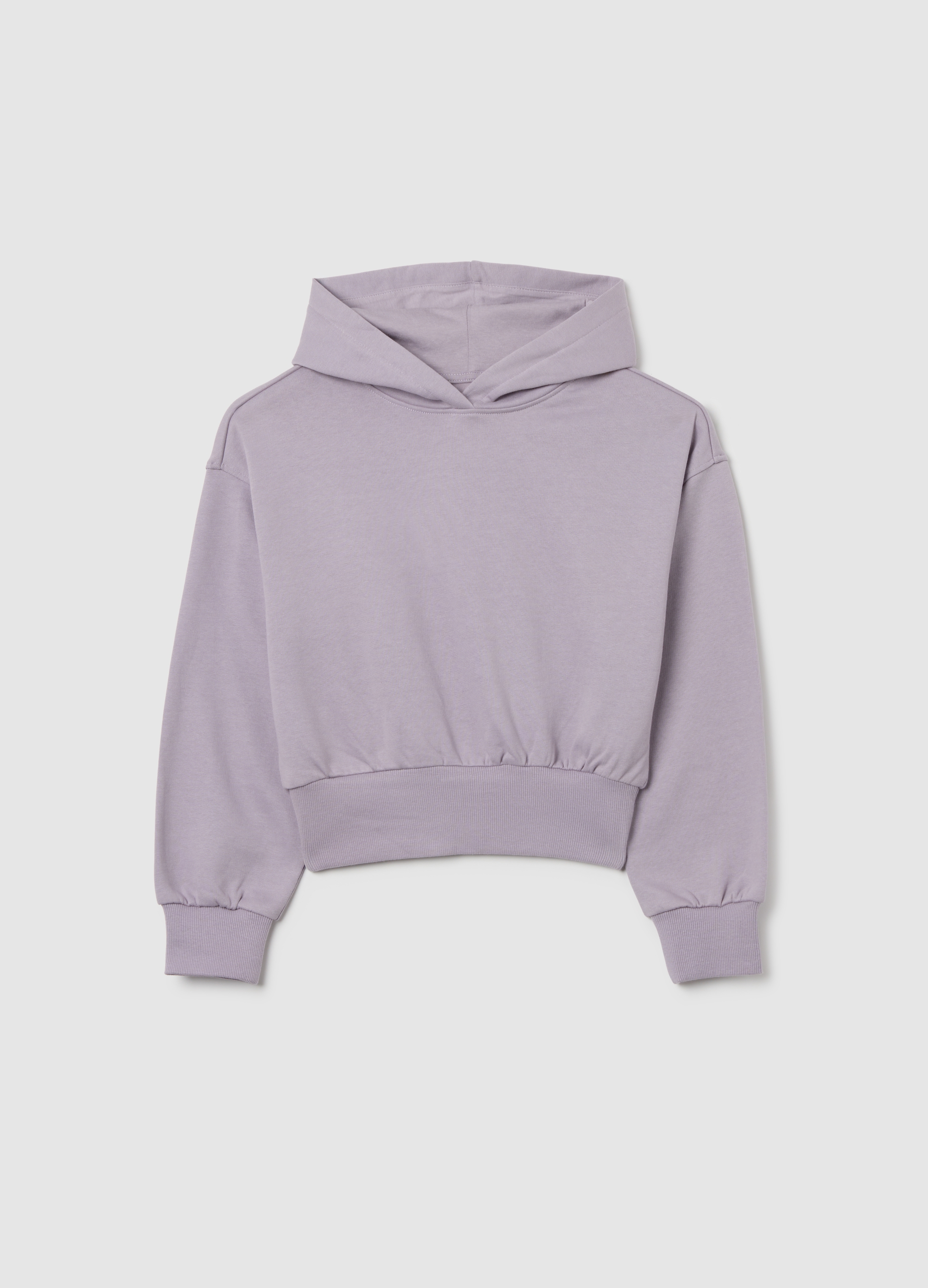 Sudadera Violeta De Algodón Para Chicas Con Ajuste Regular, Niña, Lila claro, Talla: 11-12
