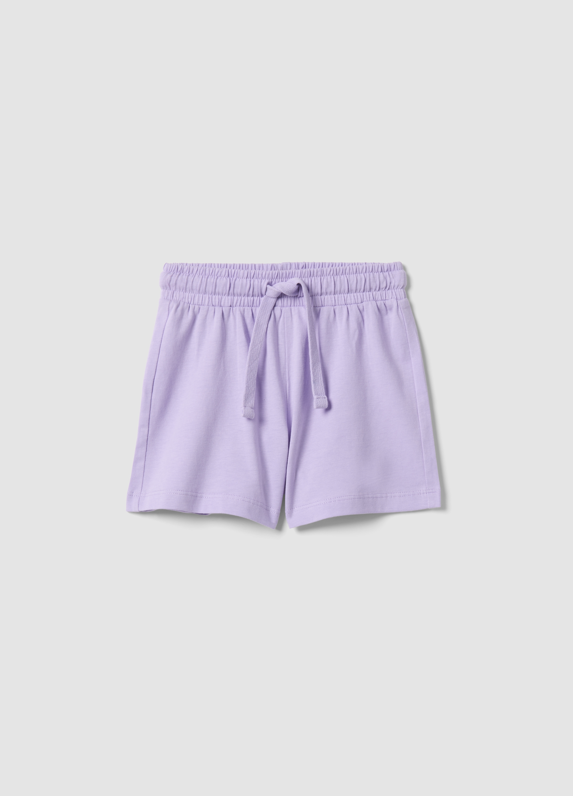 OVS KIDS, Pantalón Corto Morado De Algodón 100% Para Niña, Corte Regular, Niña, Lavanda, Talla: 5-6