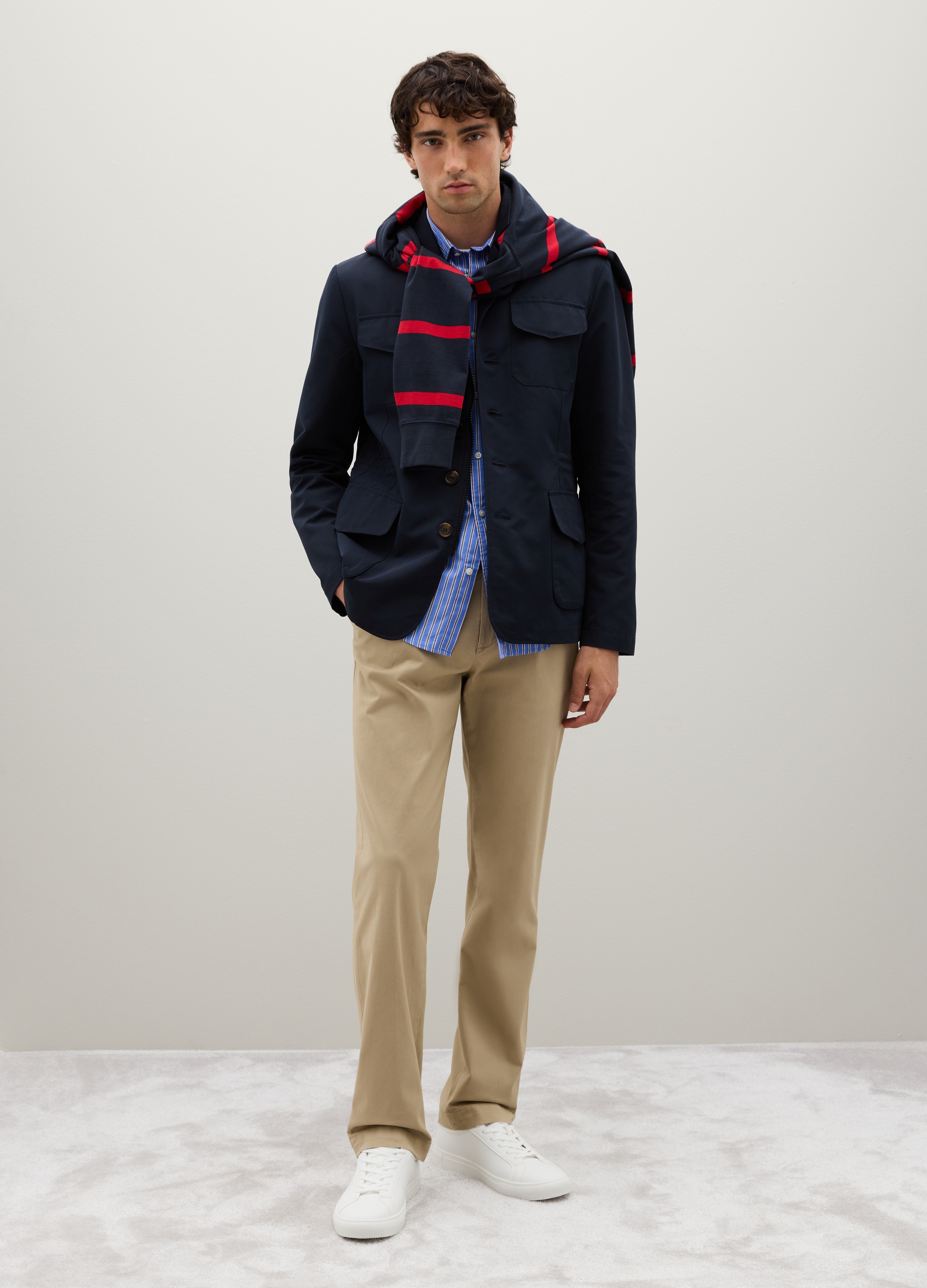 OVS, Chaqueta Azul De Ajuste Regular, Hombre, Azul oscuro, Talla: M