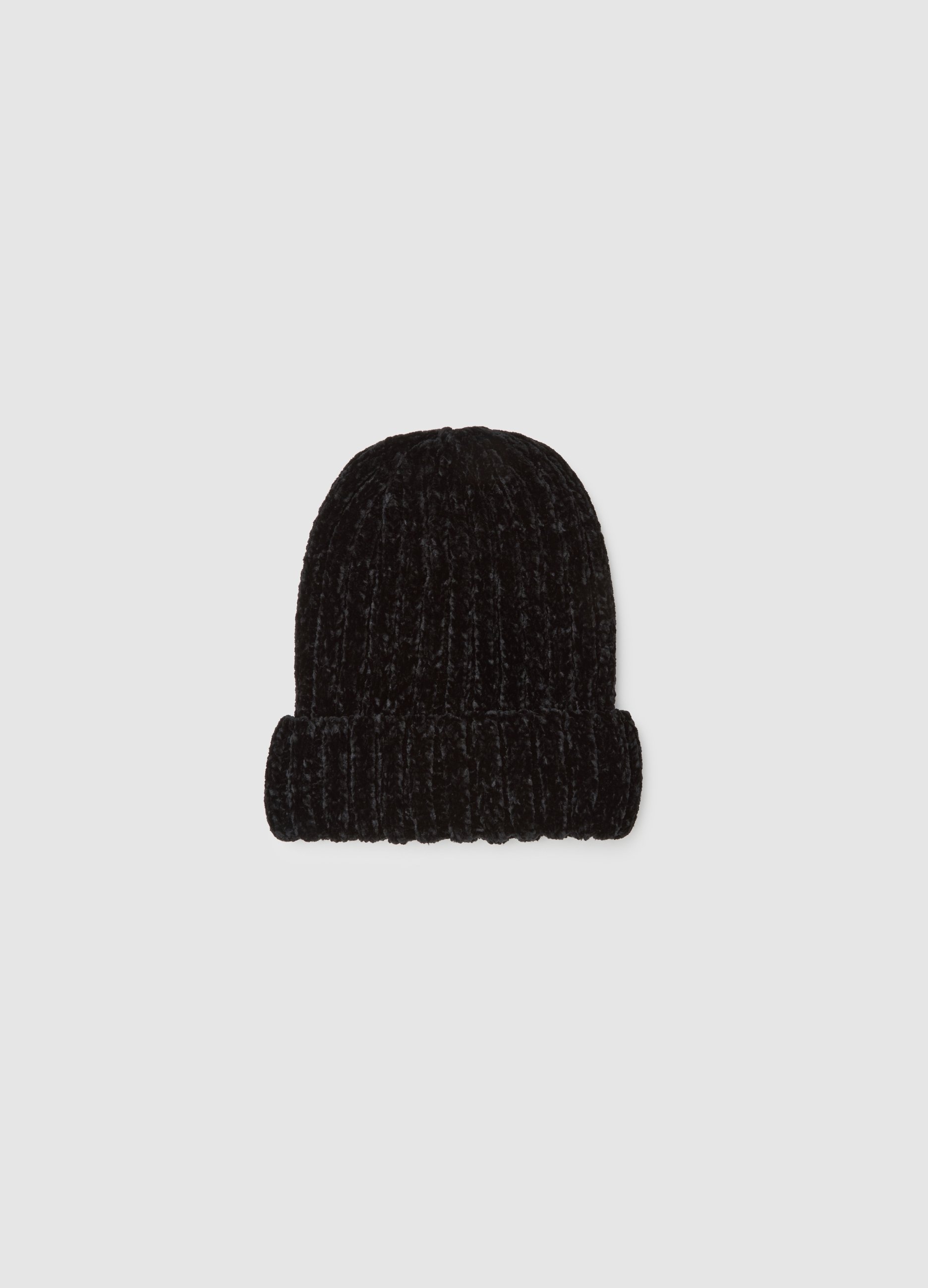 Gorro De Jersey Negro, Mujer, Gunmetal, Talla: FASUL