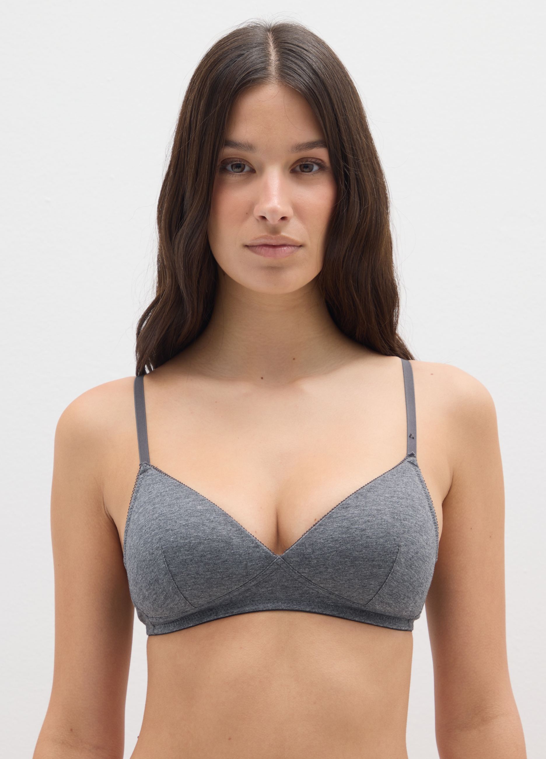 OVS, Reggiseno Rosa In Cotone Elasticizzato, Donna, Rosa, Taglia: 3B