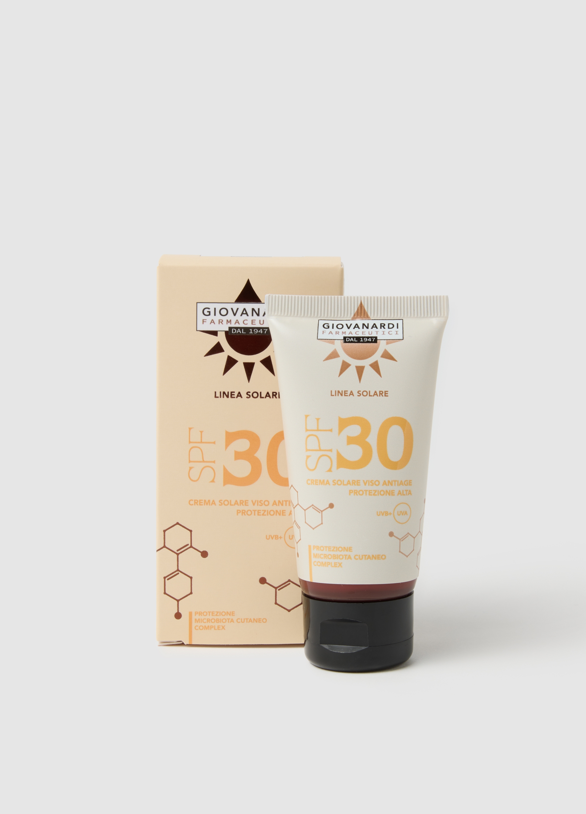 GIOVANARDI FARMACEUTICI, Gf Crema Viso Spf30, Donna, Bianco, Taglia: FASUL