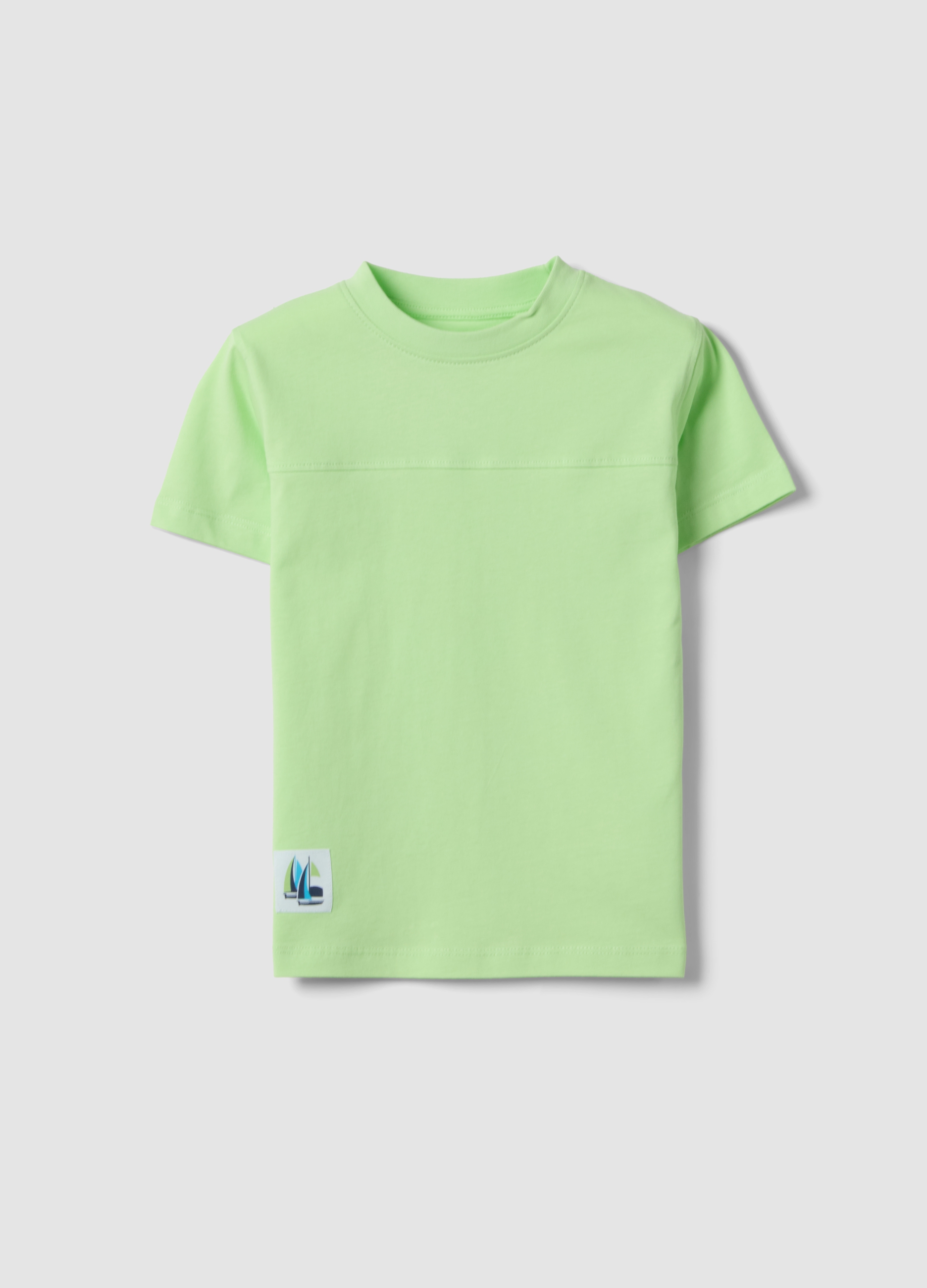 OVS KIDS, Camiseta Verde Infantil De Algodón Puro Con Corte Oversize, Niño, Verde, Talla: 3-4