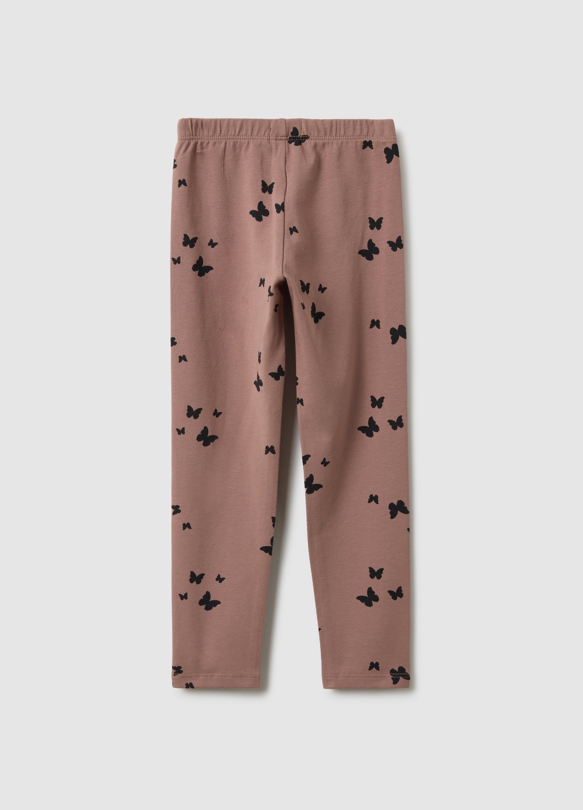 OVS KIDS, Leggings Skinny De Algodón Elástico Marrones Para Niña, Niña, Marrón claro, Talla: 9-10