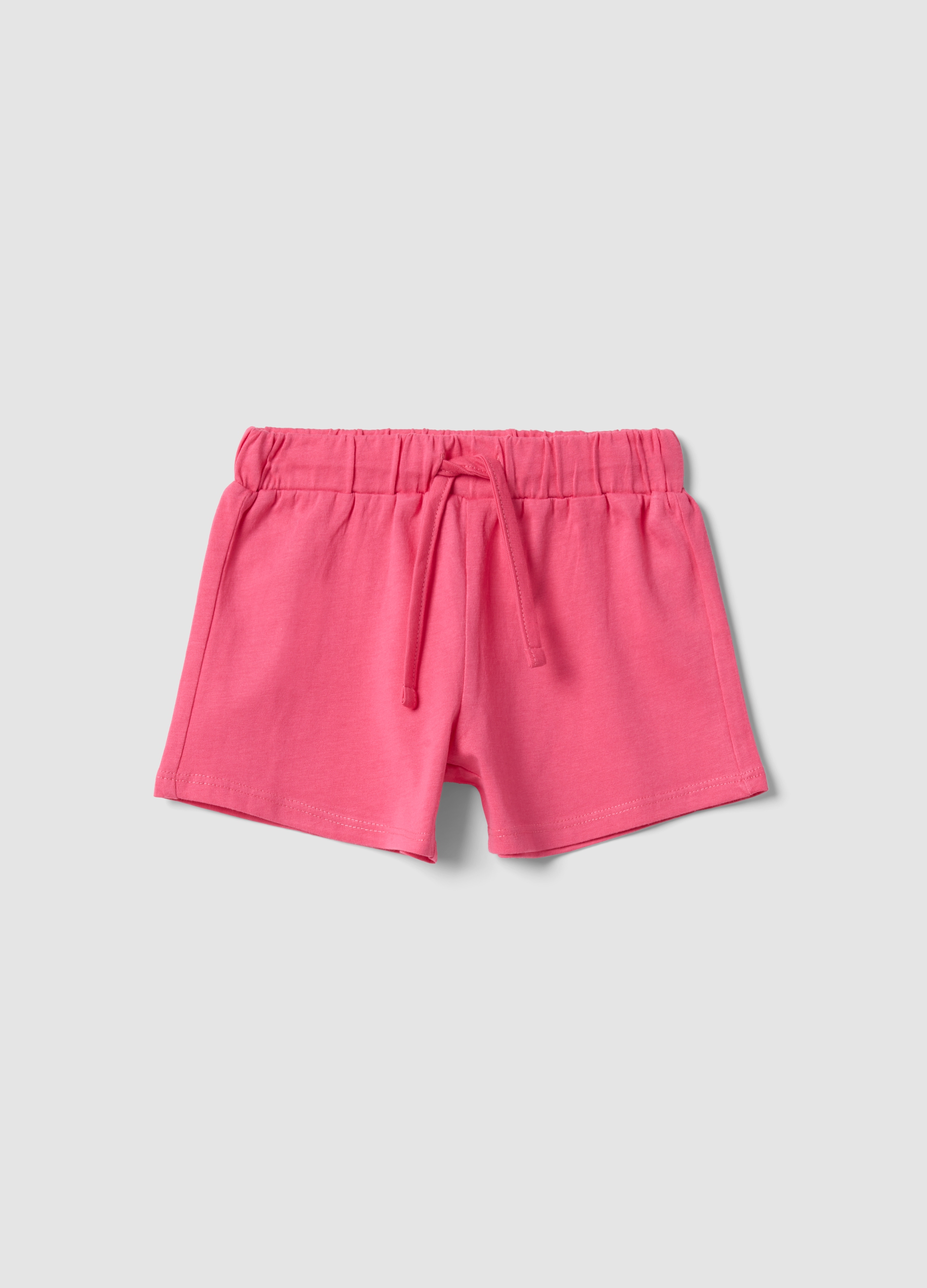FAGOTTINO, Short Rosa De Algodón Puro Para Niña, Corte Regular, Niña, Fucsia, Talla: 18-24