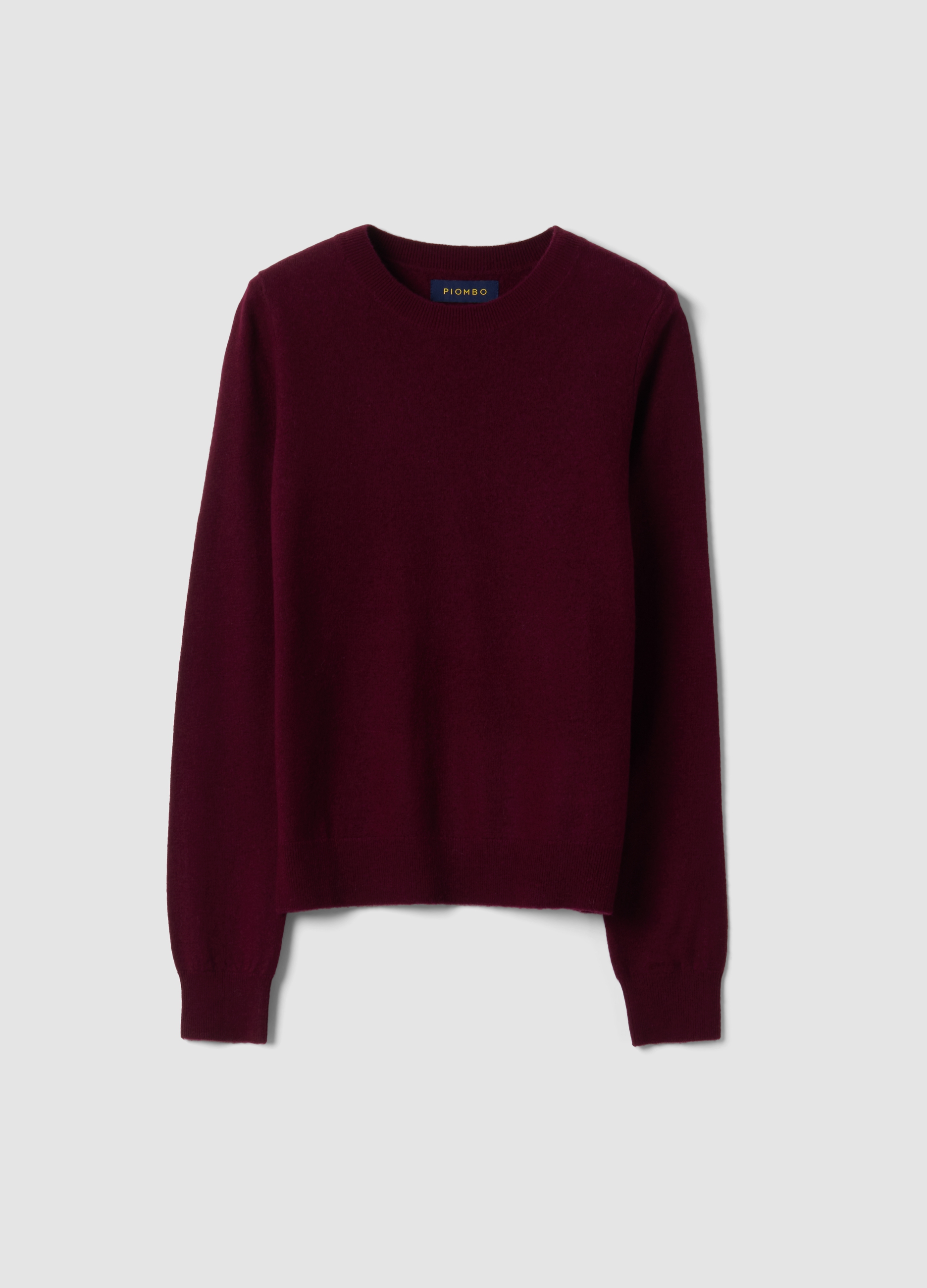 PIOMBO, Maglia Rossa In Pura Lana A Girocollo, Donna, Rosso, Taglia: XL
