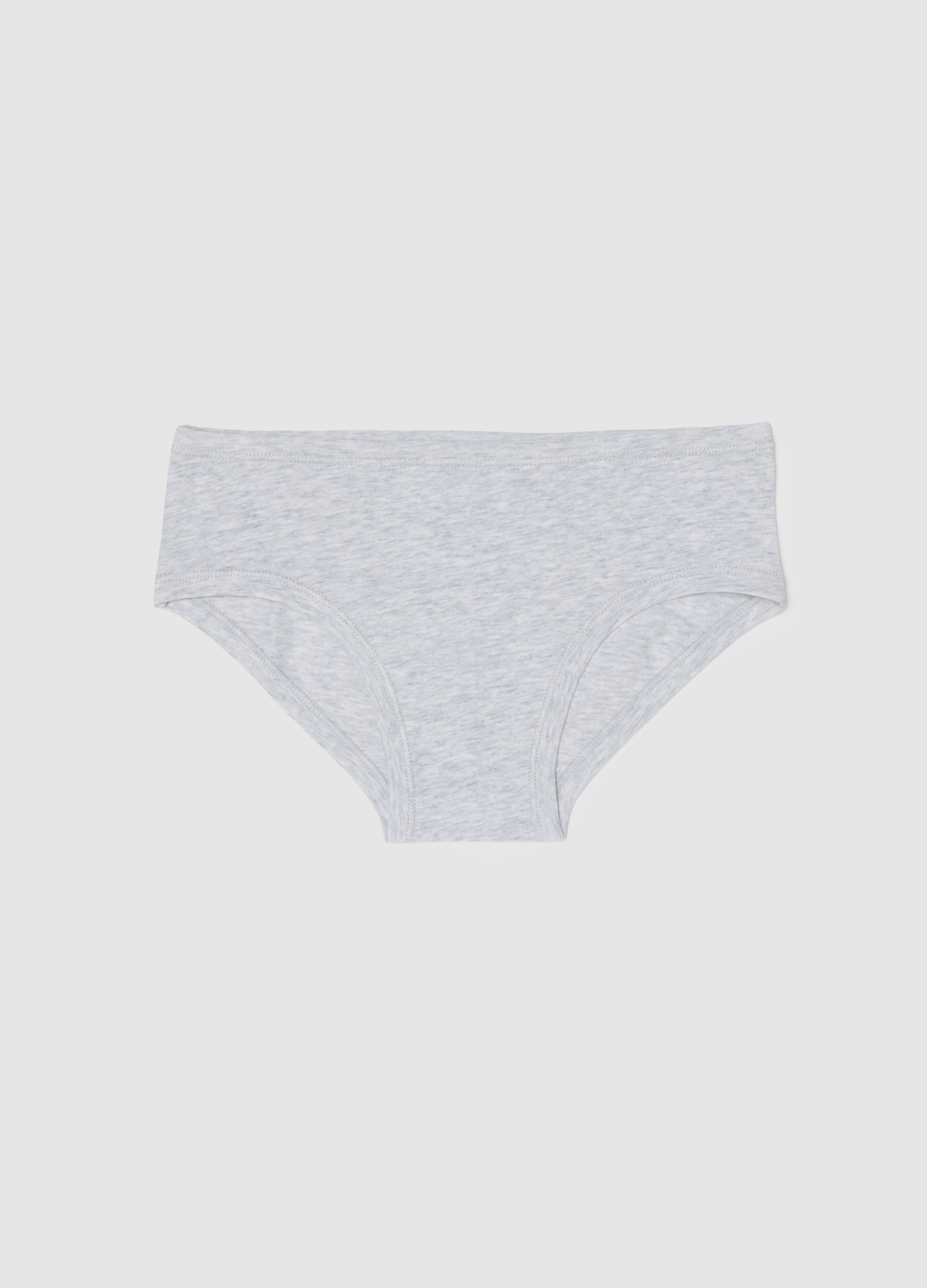 OVS KIDS, Culotte De Bebé Gris De Algodón Elástico Para Niñas, Ajuste Regular, Unisex, Gris claro, Talla: 9-10
