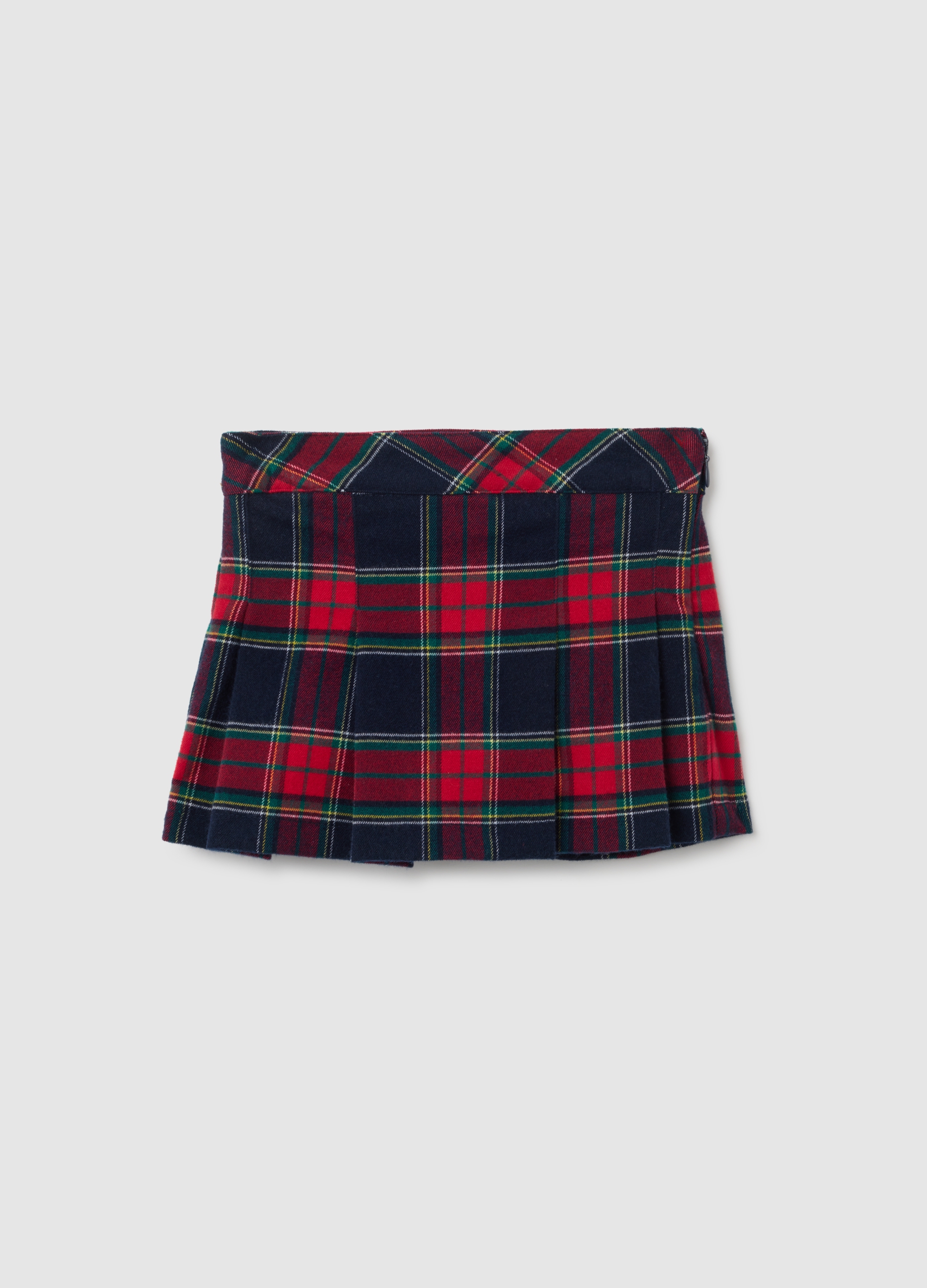 Shorts Para Niñas En Mezcla Elástica Multicolor, Ajuste Regular, Niña, Azul/rojo, Talla: 7-8