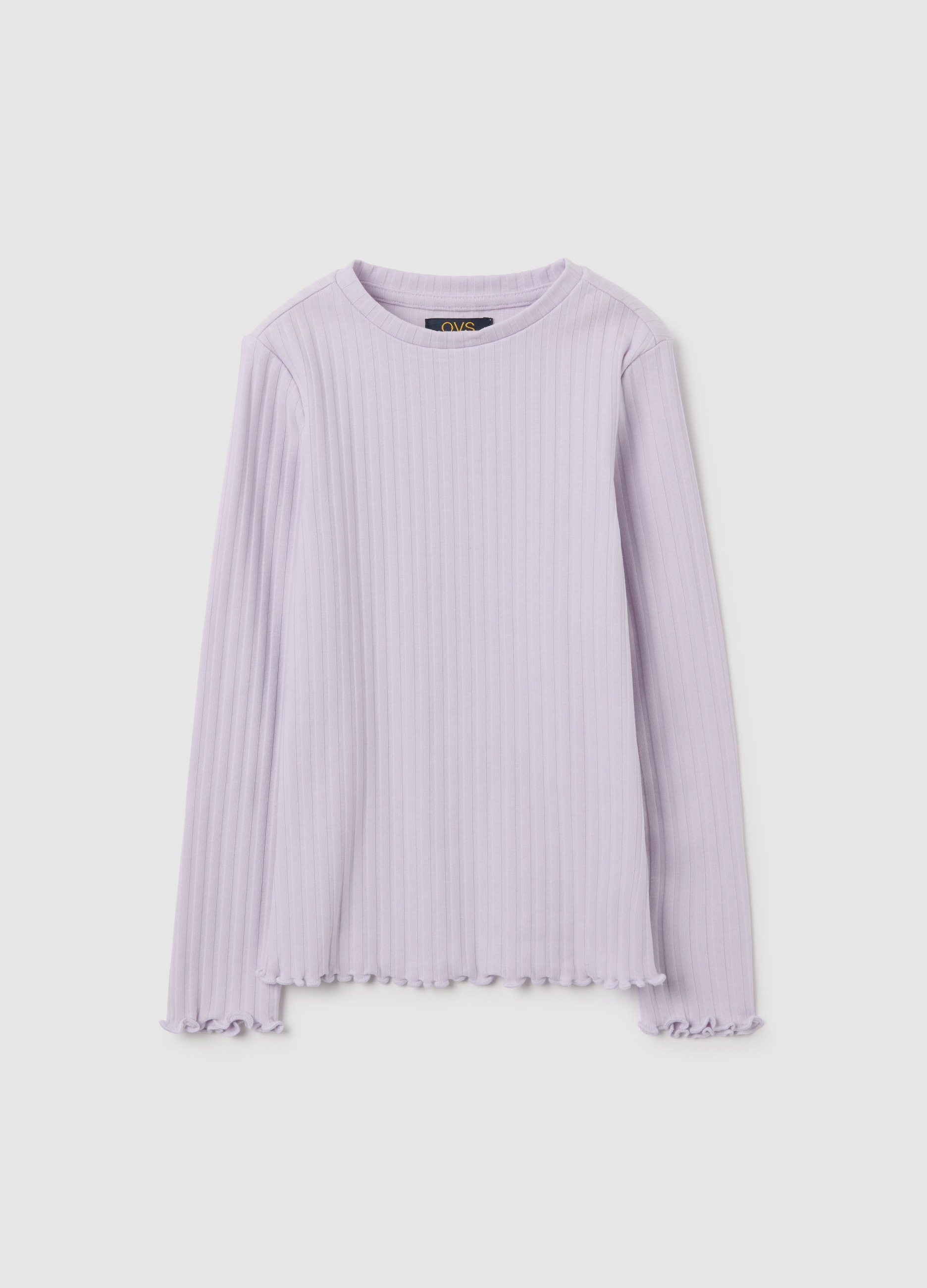 Maglia Da Bambina In Cotone Viola Regular Fit, Niña, Malva, Talla: 9-10