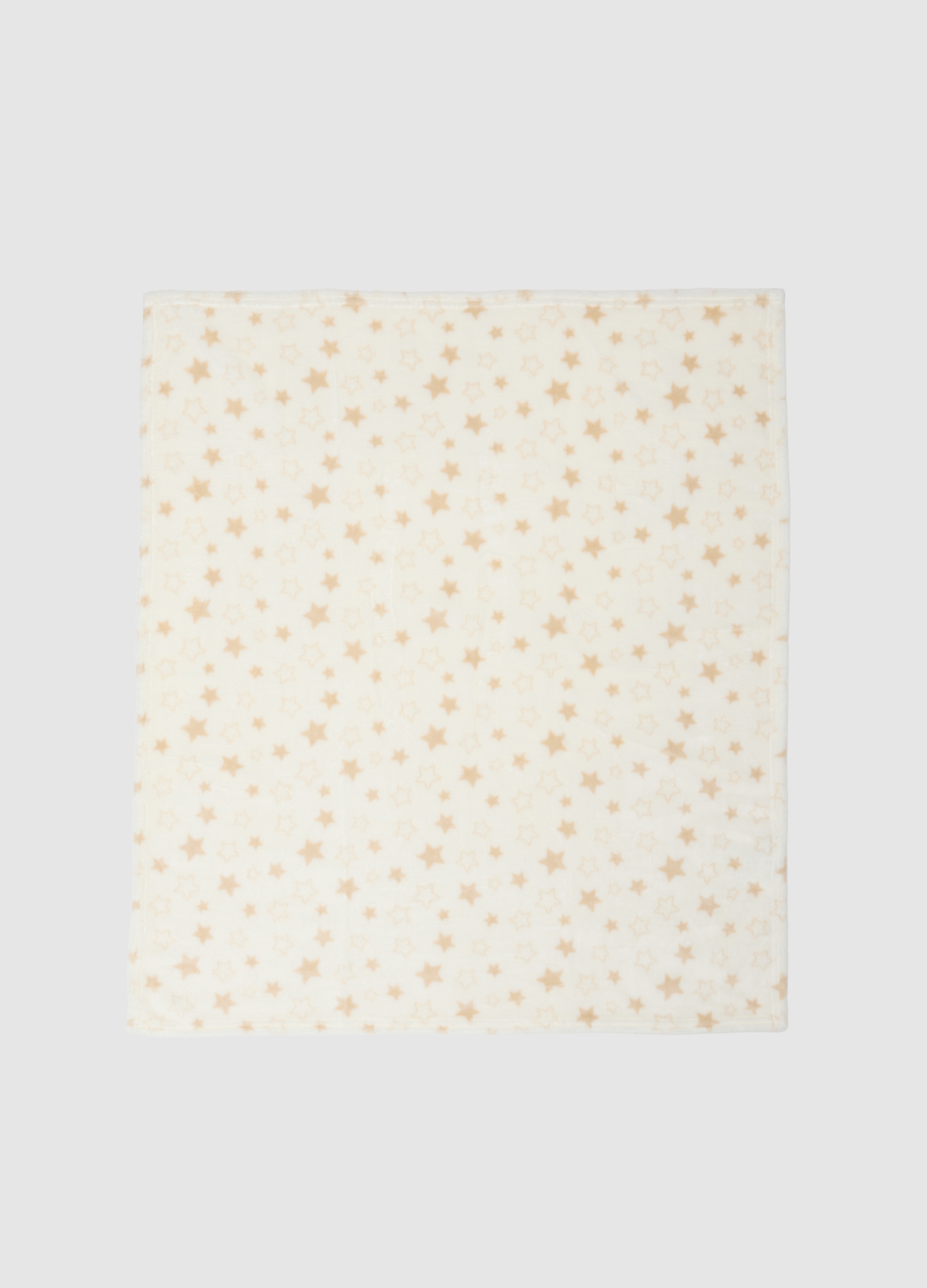 OVS, Babydecke Aus Reinem, Mehrfarbigem Baumwollgewebe, Neugeborener Junge, Weiß/Beige, Größe: FASUL