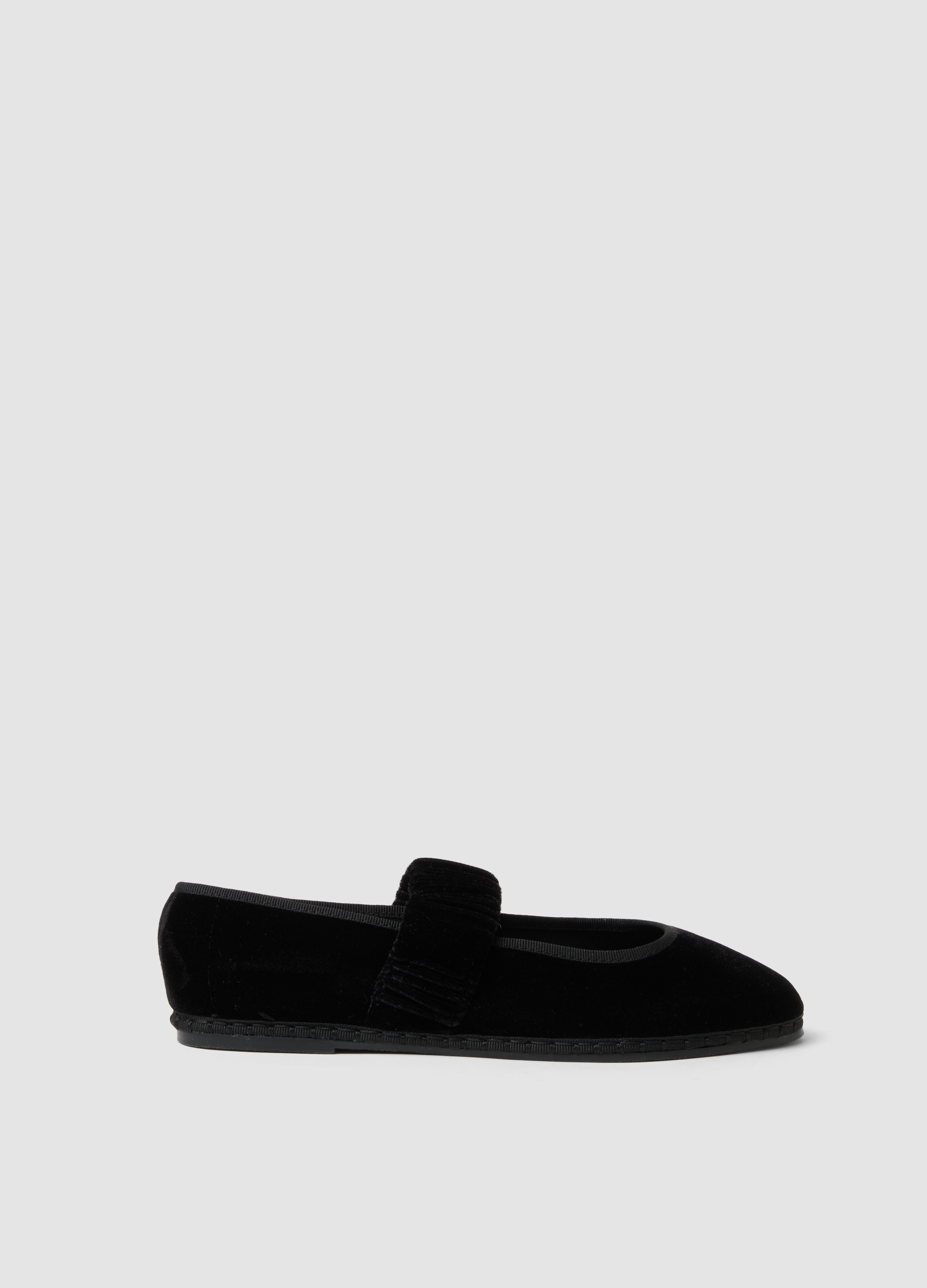 PIOMBO, Furlane Nere Classiche Con Fascia Arricciata, Donna, Nero, Taglia: 40