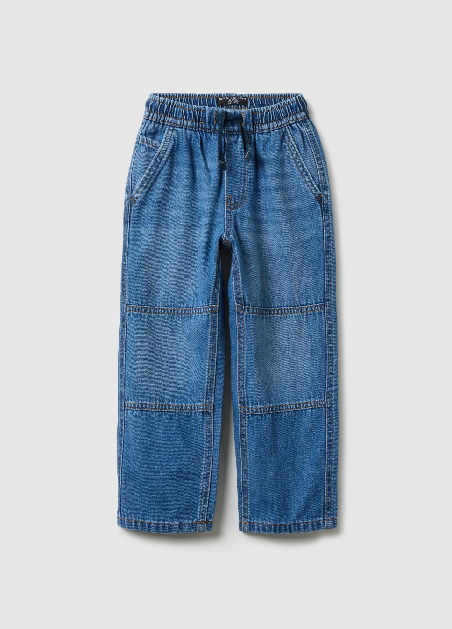 Republic Of Denim, Jungen Jeans Aus Blauem Denim Baumwollmix Mit Relaxed Fit, Junge, Denim, Größe, 5-6