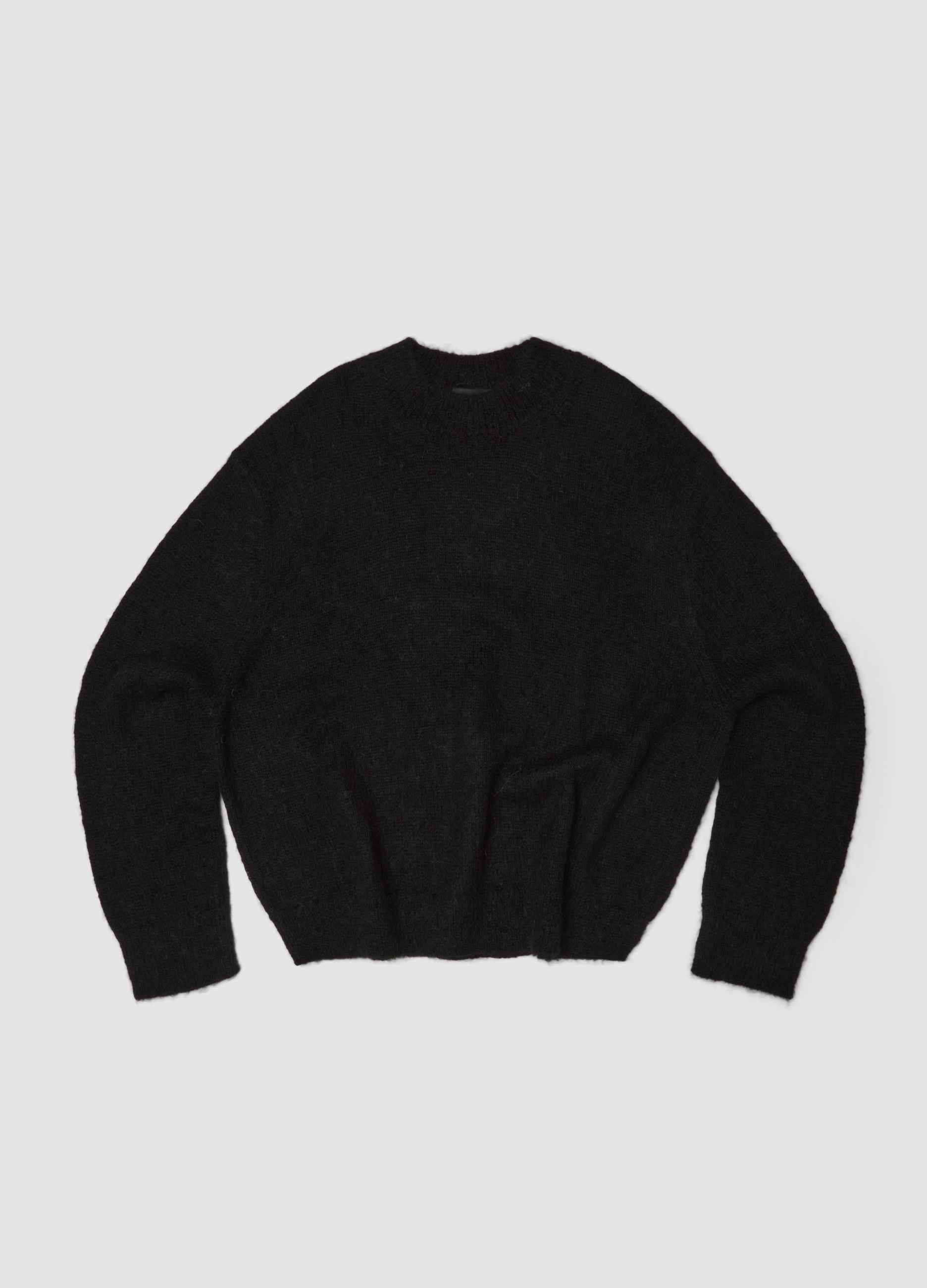 UTOPJA, Mohair Crew Neck Black, Uomo, Nero, Taglia: XL