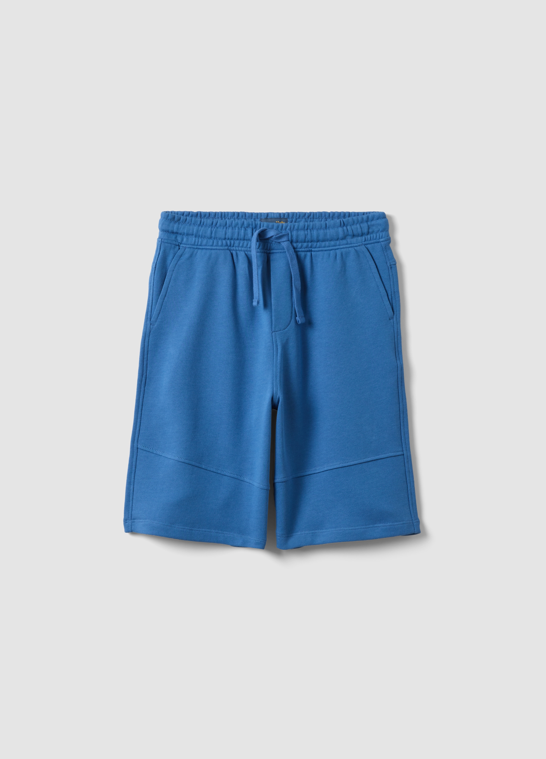 OVS KIDS, Pantalón Corto Azul De Puro Algodón Para Niño, Corte Comfort, Niño, Blu Bluette, Talla: 13-14