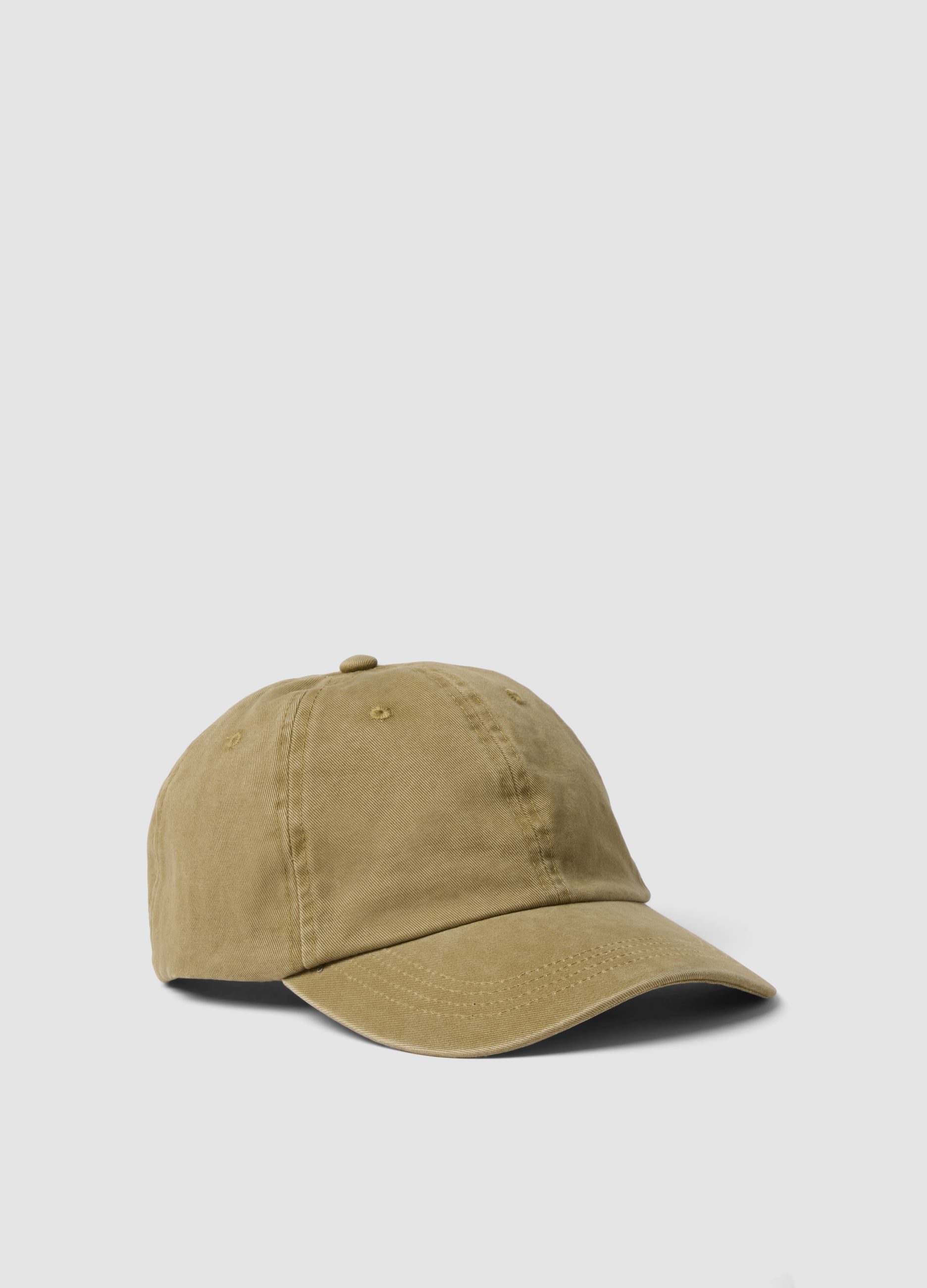 OVS, Cappello Baseball Beige In Puro Cotone, Uomo, Beige, Taglia: ONE SIZE