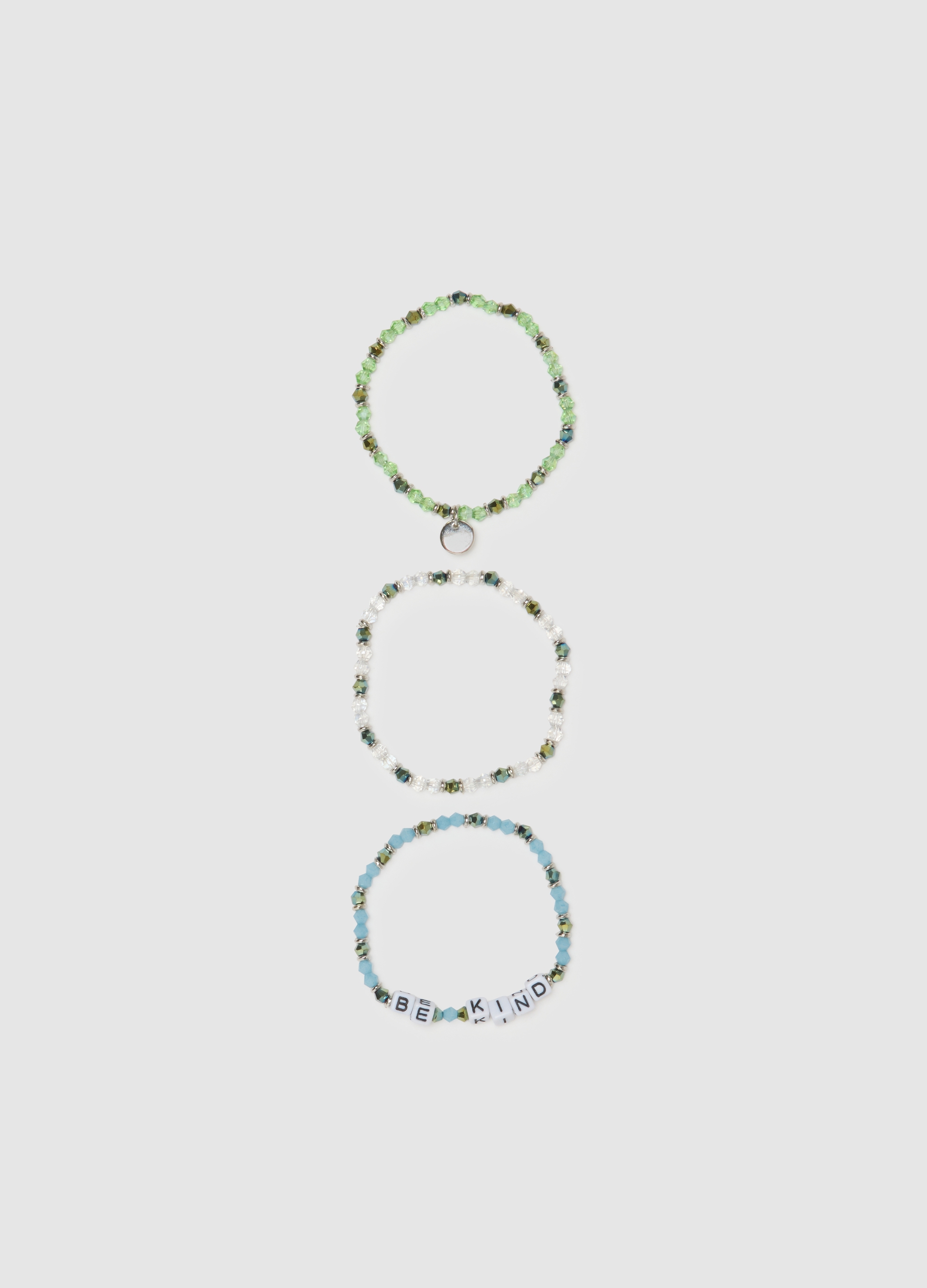 OVS, Braccialetti In Vetro Multicolor, Donna, Multicolor, Taglia: ONE SIZE