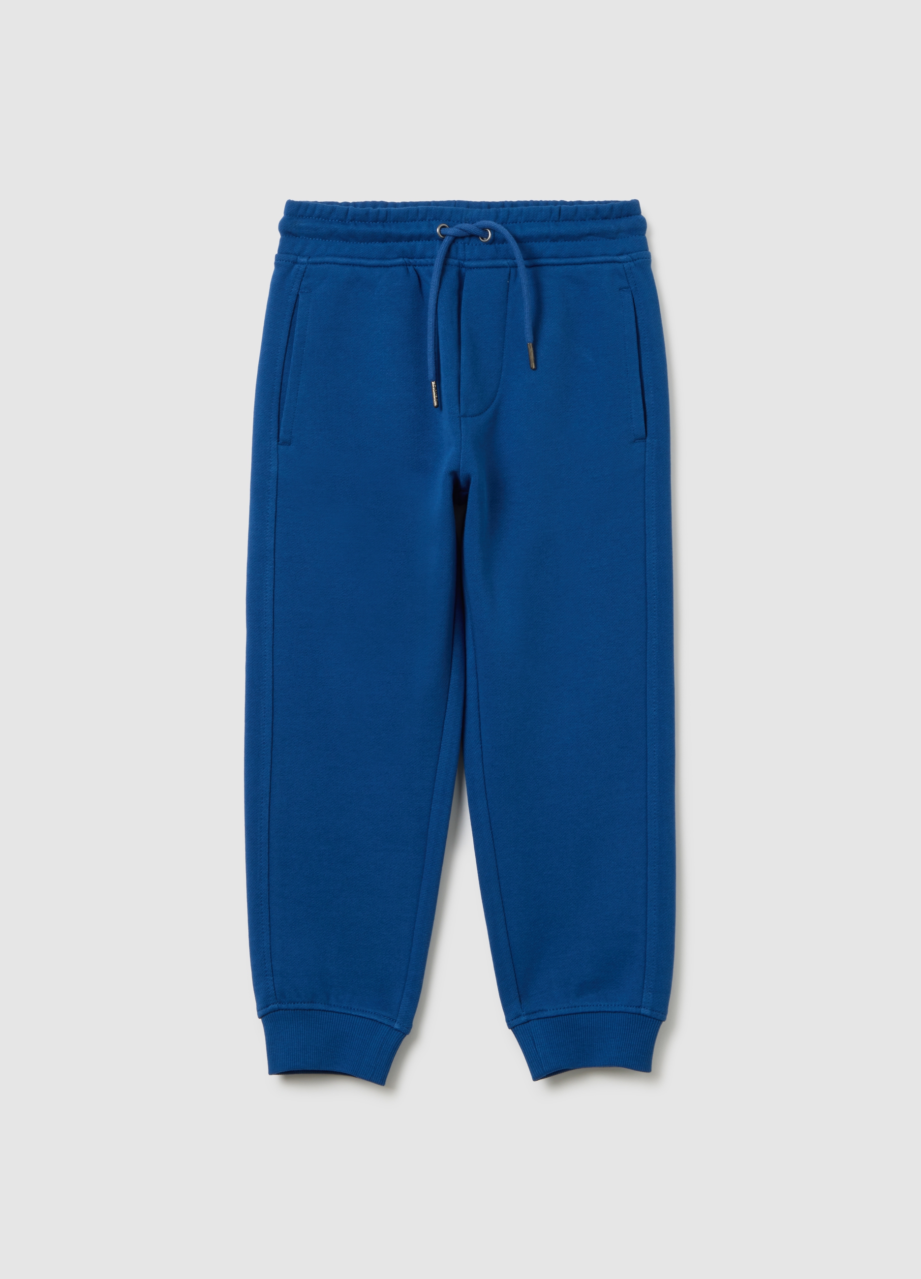 OVS, Pantaloni Da Ragazzo In Puro Cotone Blu Regular Fit, Bambino, Blu, Taglia: 4