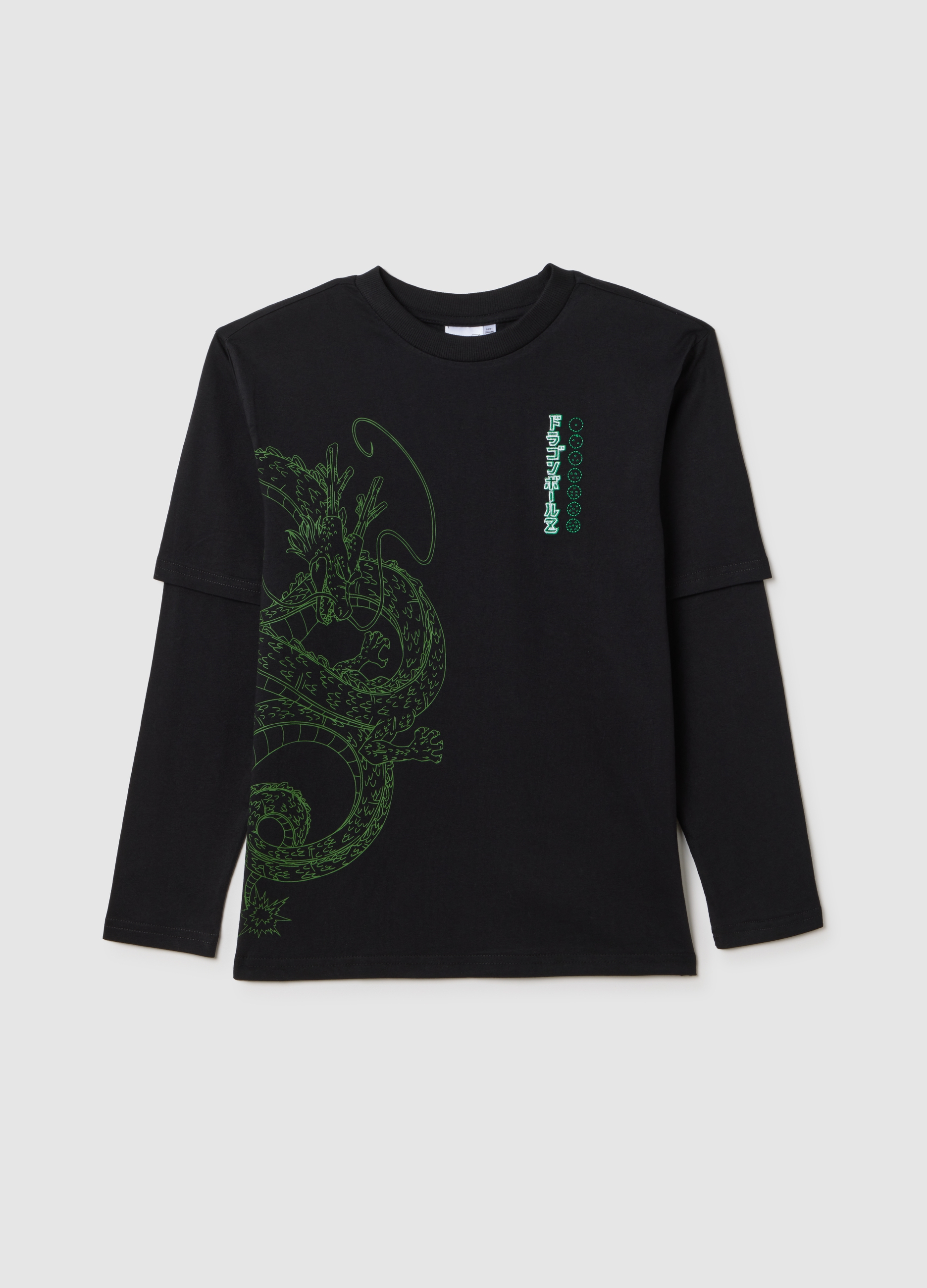 Camiseta De Niño En Pura Algodón Negra Oversized, Niño, Gunmetal, Talla: 13-14