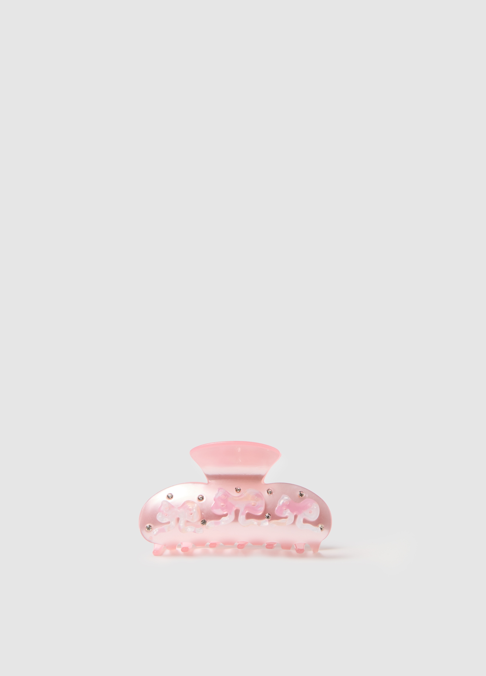 ESSENTIAL PINK, Pink Pinza Capelli Pink Bow, Donna, Rosa, Taglia: FASUL