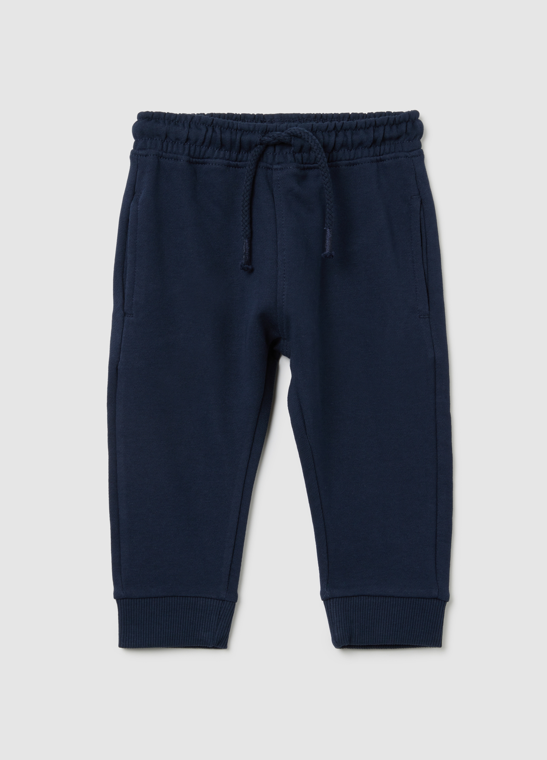 FAGOTTINO, Pantaloni Da Neonato In Puro Cotone Blu Regular Fit, Bambino, Blu, Taglia: 9-12