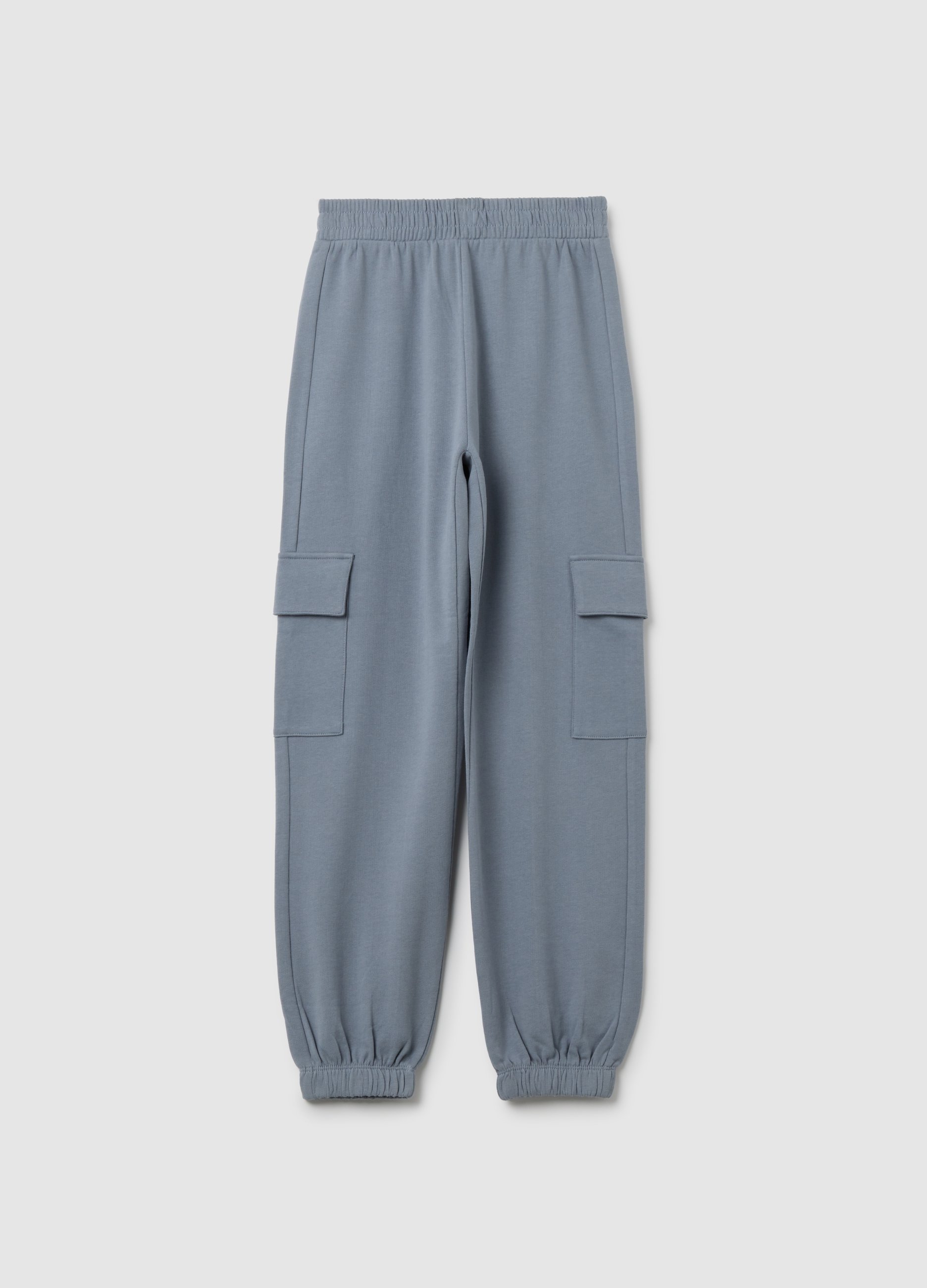 OVS, Graue Baumwollhosen In Blau Für Mädchen, Mädchen, Grau, Größe: 10-11