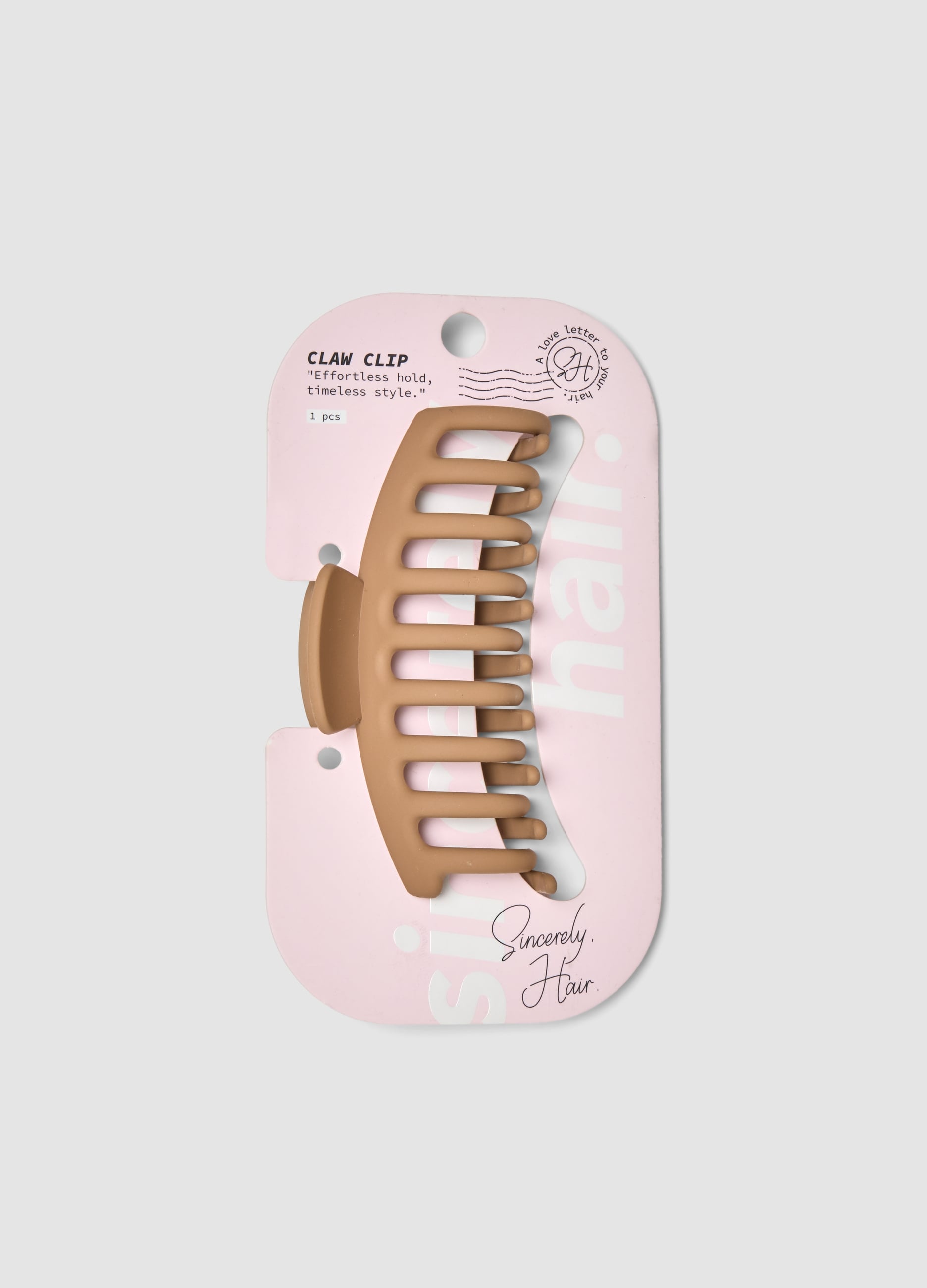 SINCERELY HAIR, Sincerely Hair Big Claw Clip Mocha, Unisex, Marrone, Taglia: FASUL