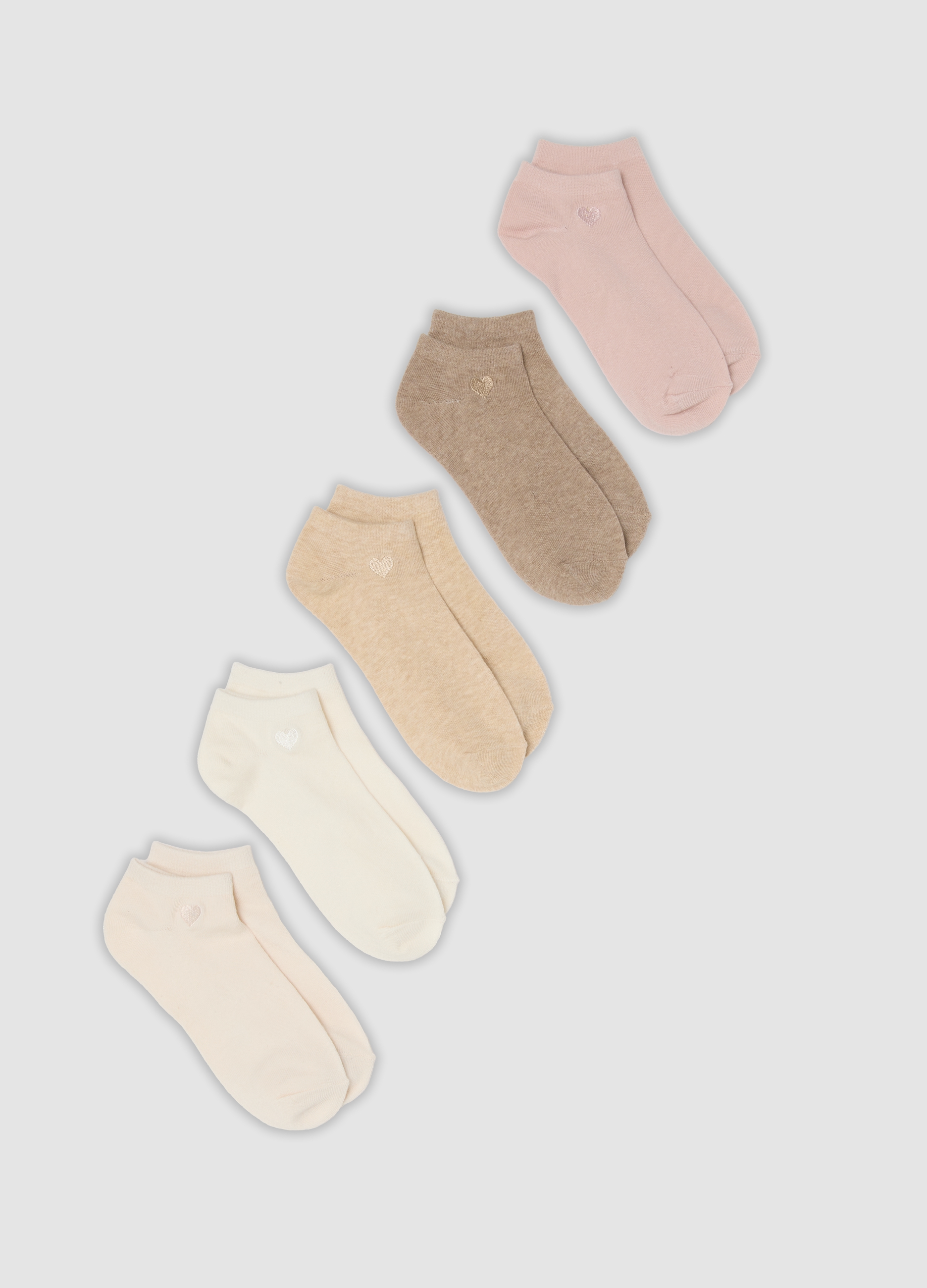 OVS, Multipack Di Cinque Calzini Multicolor In Misto Cotone Organico, Donna, Multicolor, Taglia: 39-41
