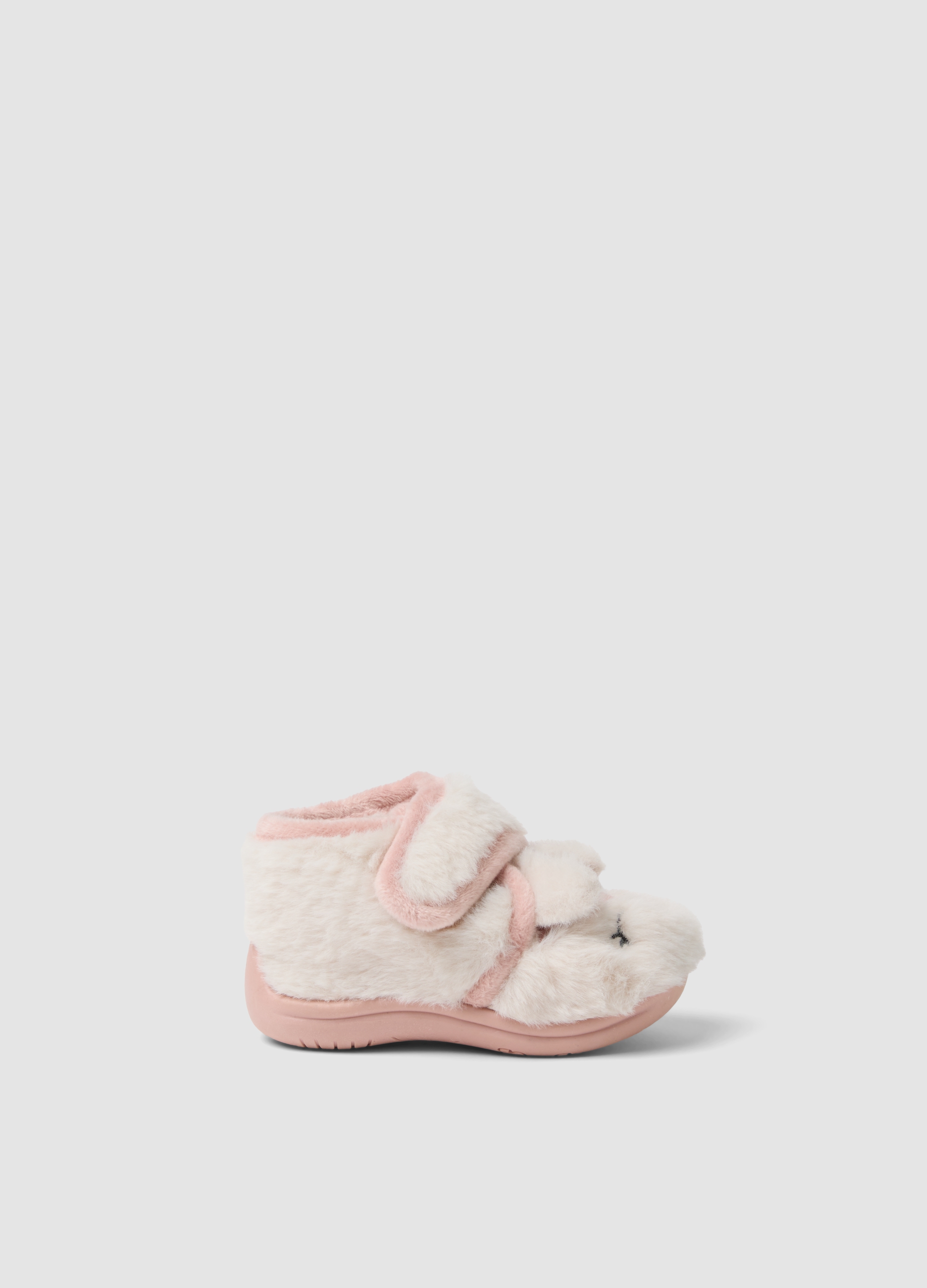 FAGOTTINO, Pantofole Rosa Con Motivo Animaletto Per Neonata E Bimba, Bambina, Rosa, Taglia: 22
