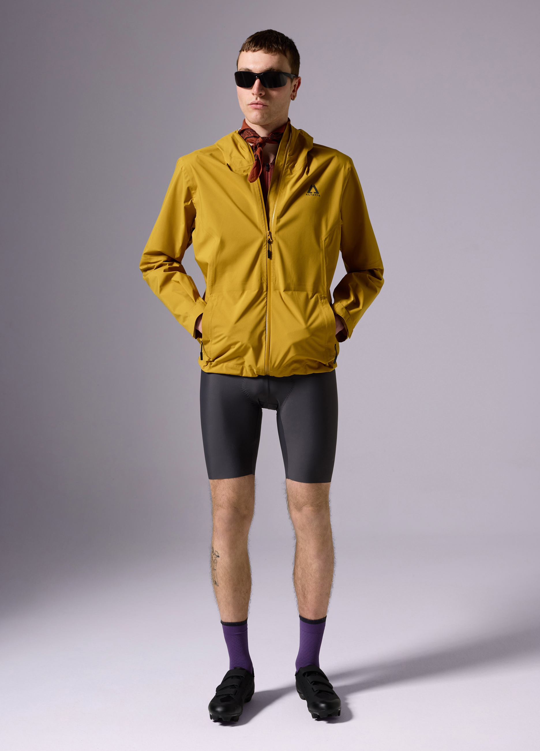 ALTAVIA, Pantalón Corto De Ciclismo Altavia, Hombre, Gris oscuro, Talla: XXL