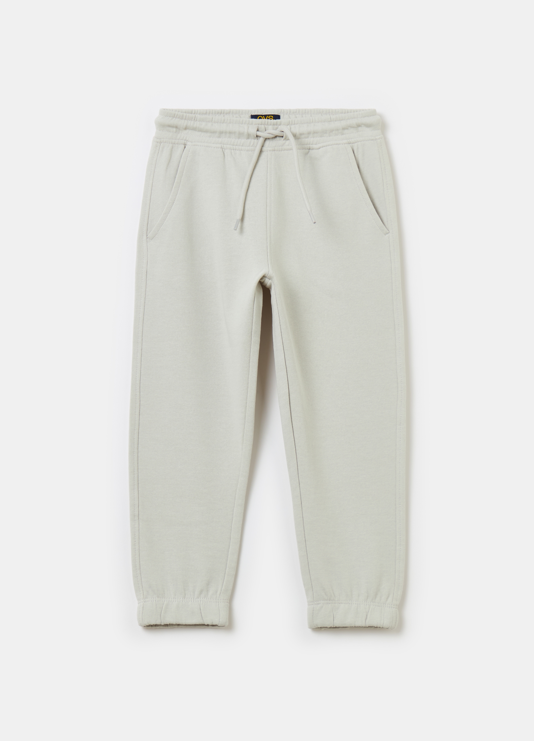 OVS, Joggers Con Coulisse E Profili Elasticati, Bambino, Grigio, Taglia: 9-10
