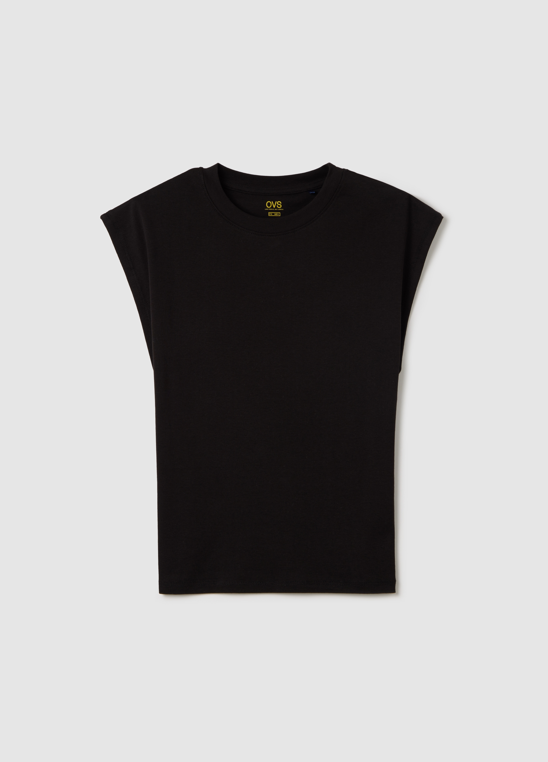 OVS , T-shirt Con Maniche A Kimono, Donna, Nero, Taglia: S