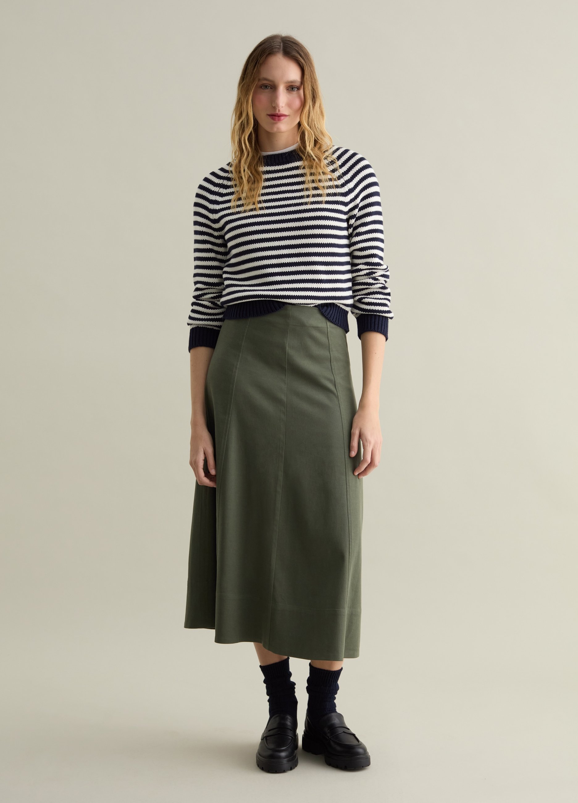 PIOMBO, Pullover A Righe Con Maniche Raglan, Donna, Multicolor, Taglia: XS