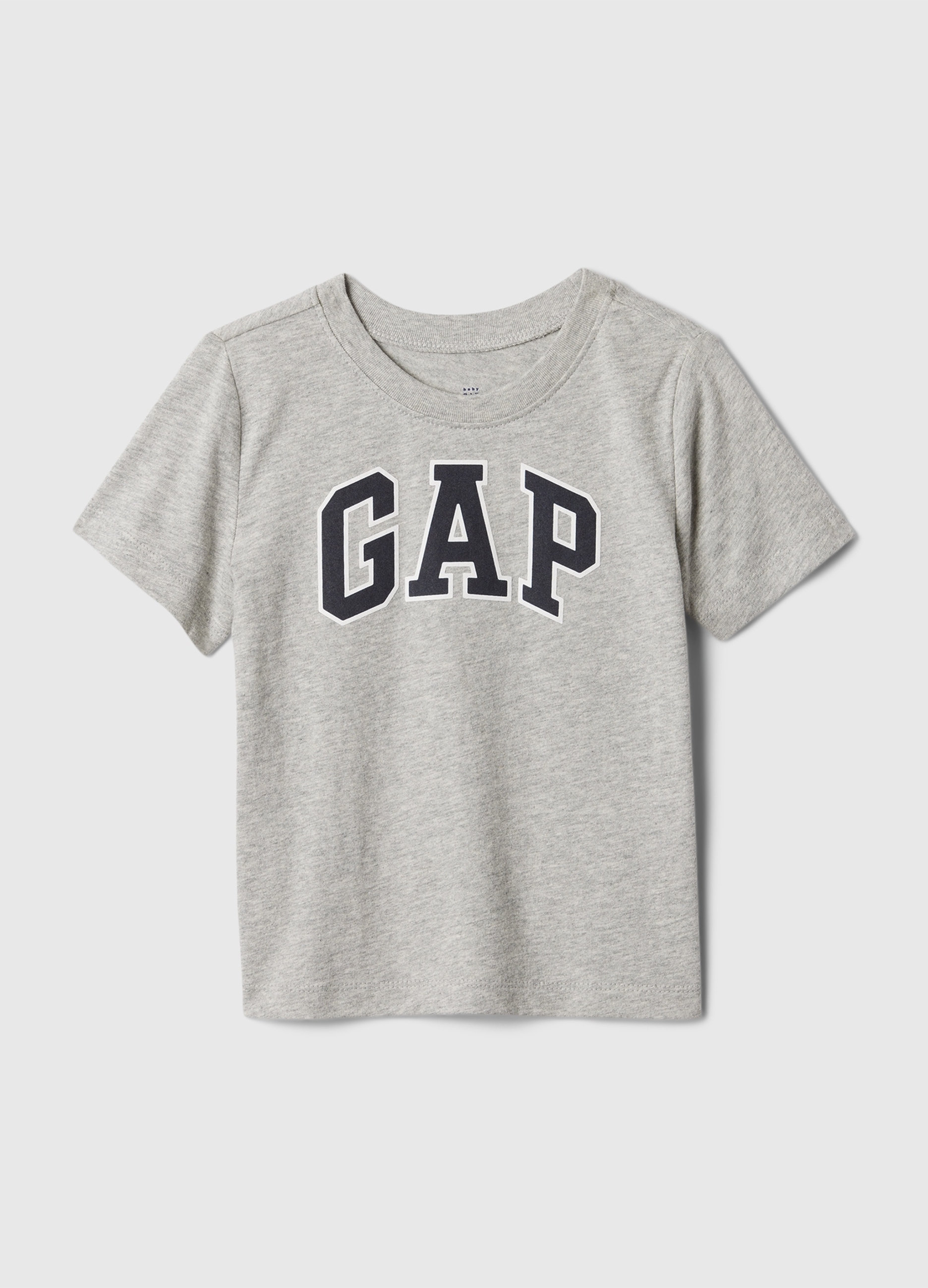 GAP KIDS, T-shirt In Puro Cotone Con Logo Gap, Unisex, Grigio, Taglia: 6-12M/69-74