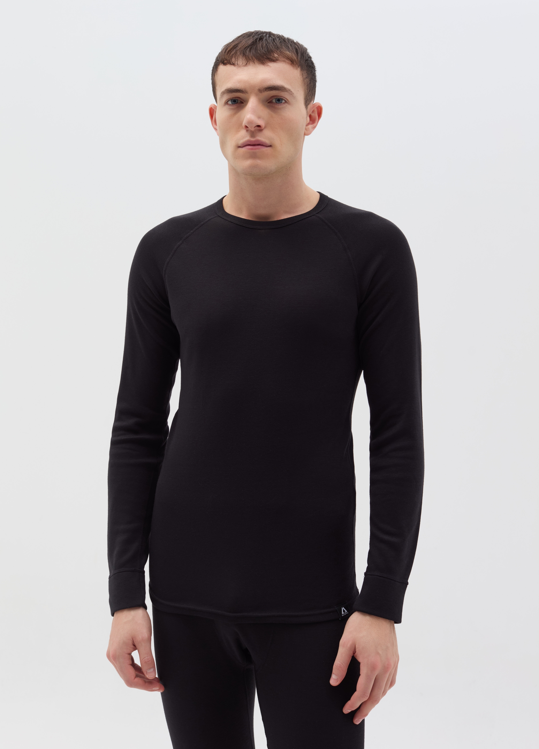 Camiseta Térmica De Manga Larga Altavia By Deborah Compagnoni, Hombre, Negro, Talla: 36