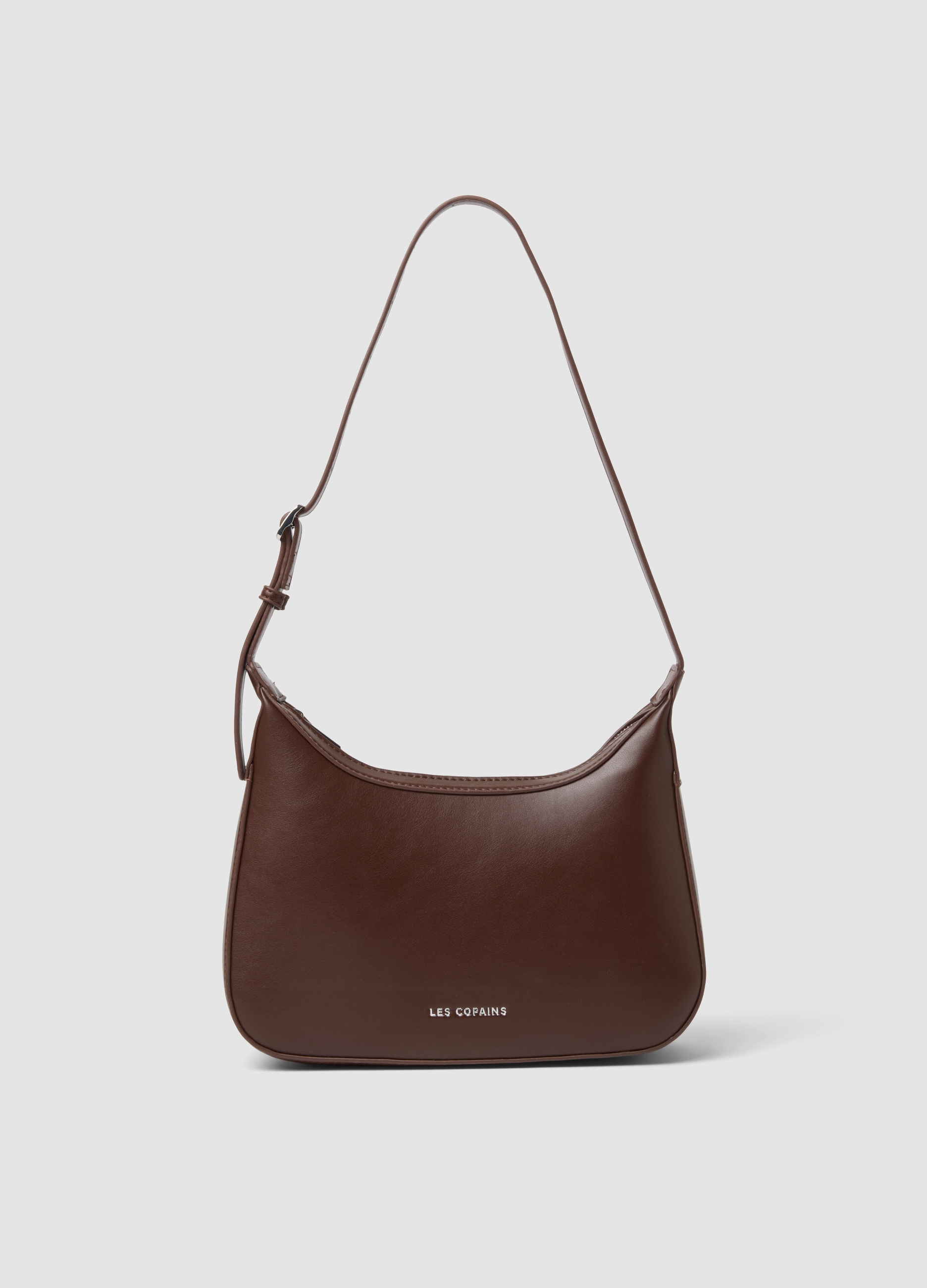 LES COPAINS, Borsa Marrone A Spalla Con Tracolla Regolabile, Donna, Marrone, Taglia: ONE SIZE