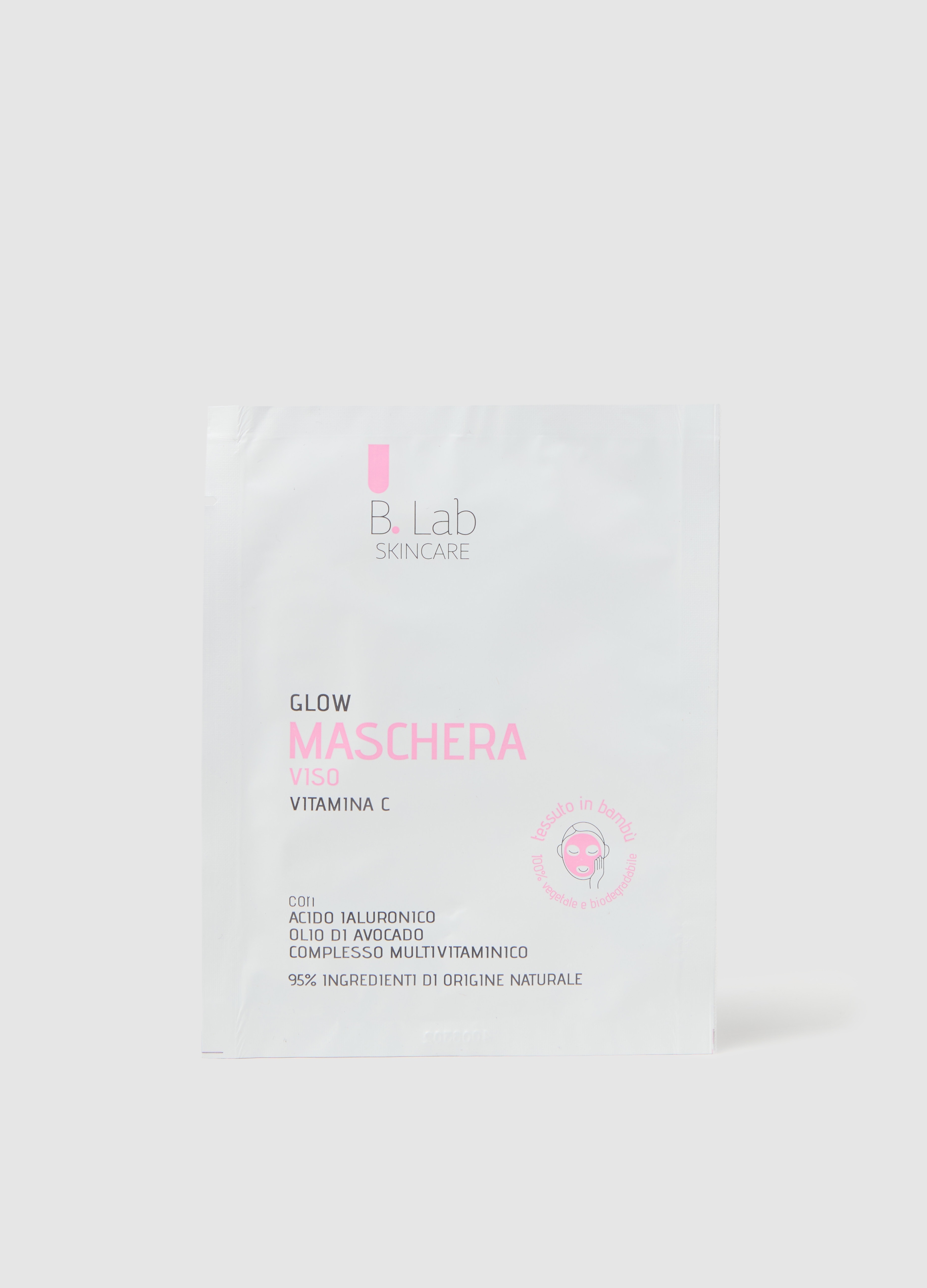 B.LAB, Maschera In Tessuto Glow, Donna, Bianco, Taglia: FASUL