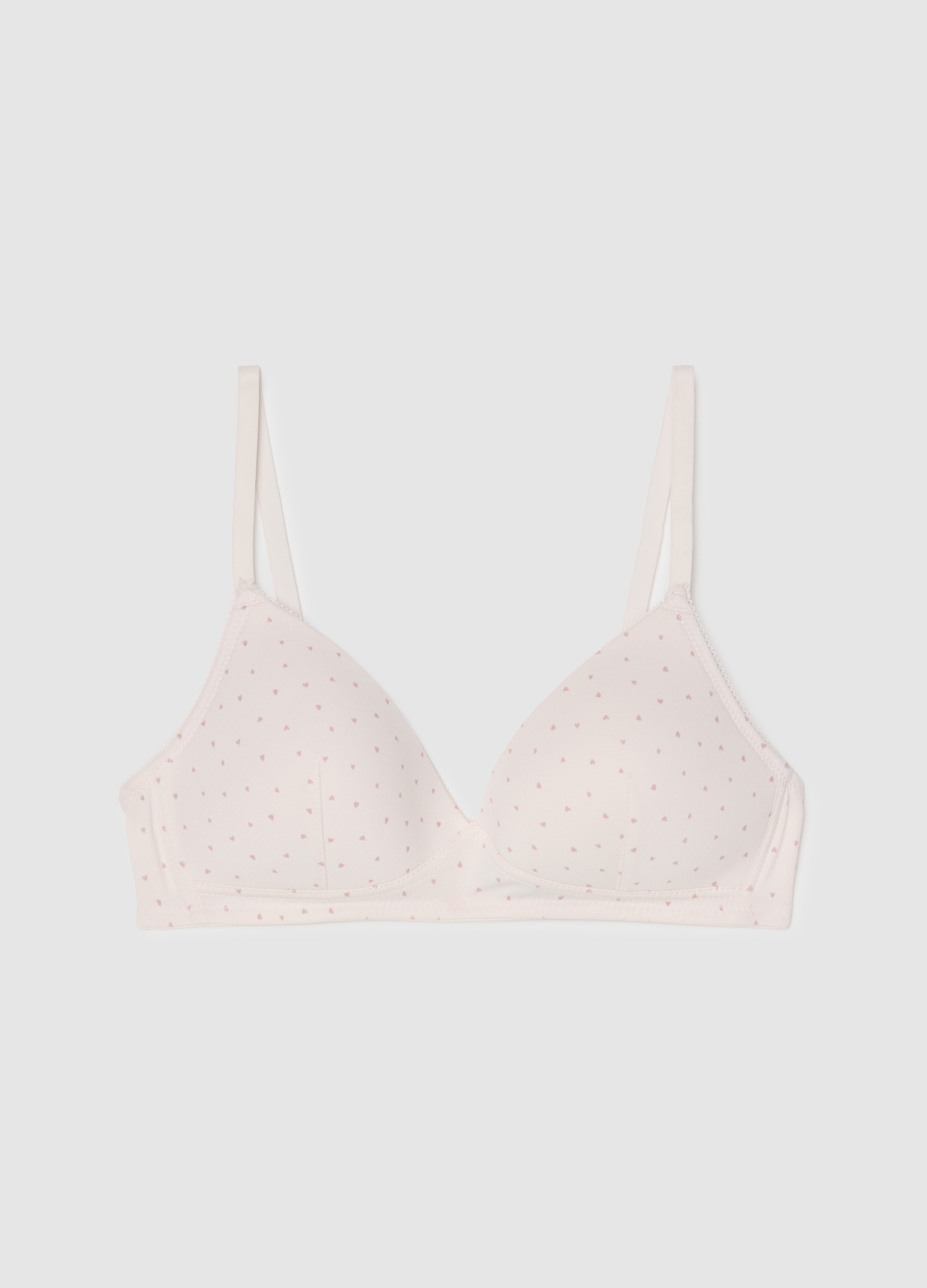 Sujetador Rosa Con Relleno, Mujer, Blanco/rosa, Talla: 2B