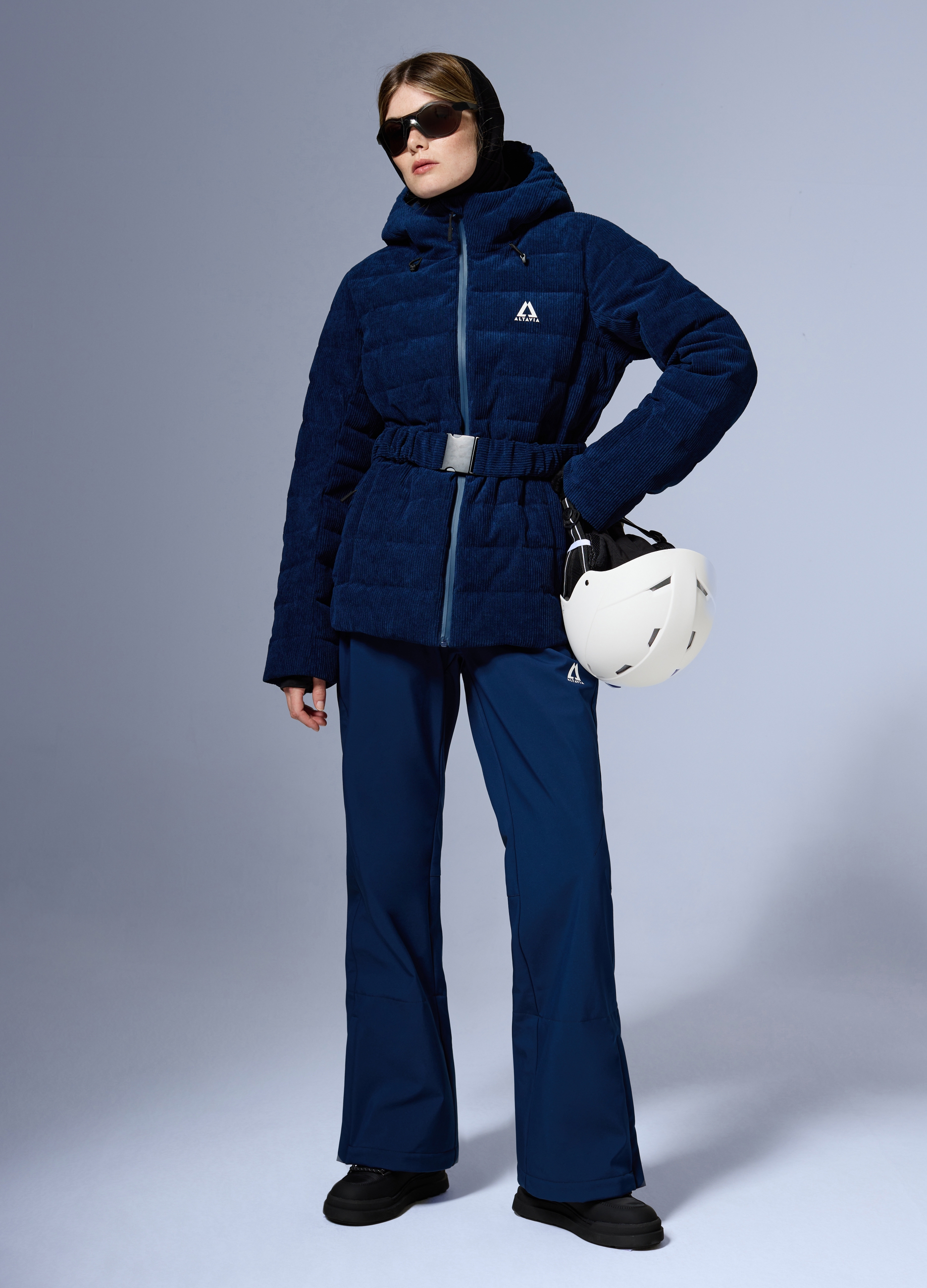 ALTAVIA, Pantaloni Da Sci Softshell Altavia With Deborah Compagnoni, Donna, Blu, Taglia: S