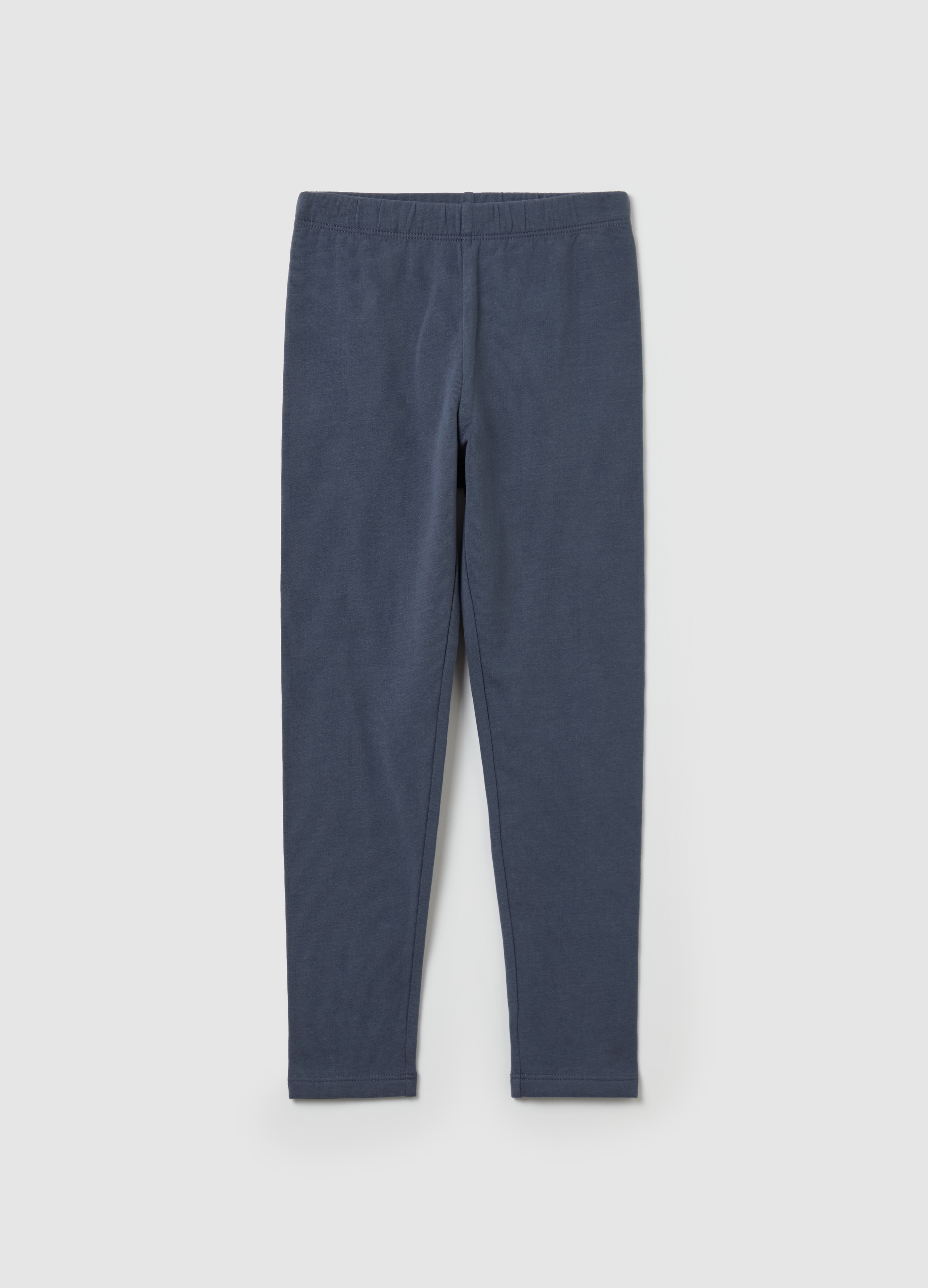 OVS KIDS, Leggings De Algodón Elástico, Niña, Gris oscuro, Talla: 3-4