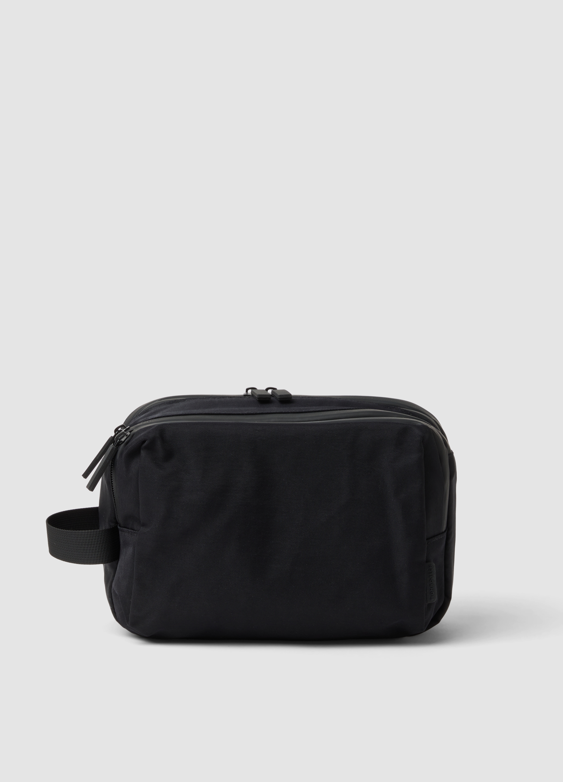 Piombo Tech, Beauty Case Nero Con Doppia Zip, Uomo, Nero, Taglia: ONE SIZE