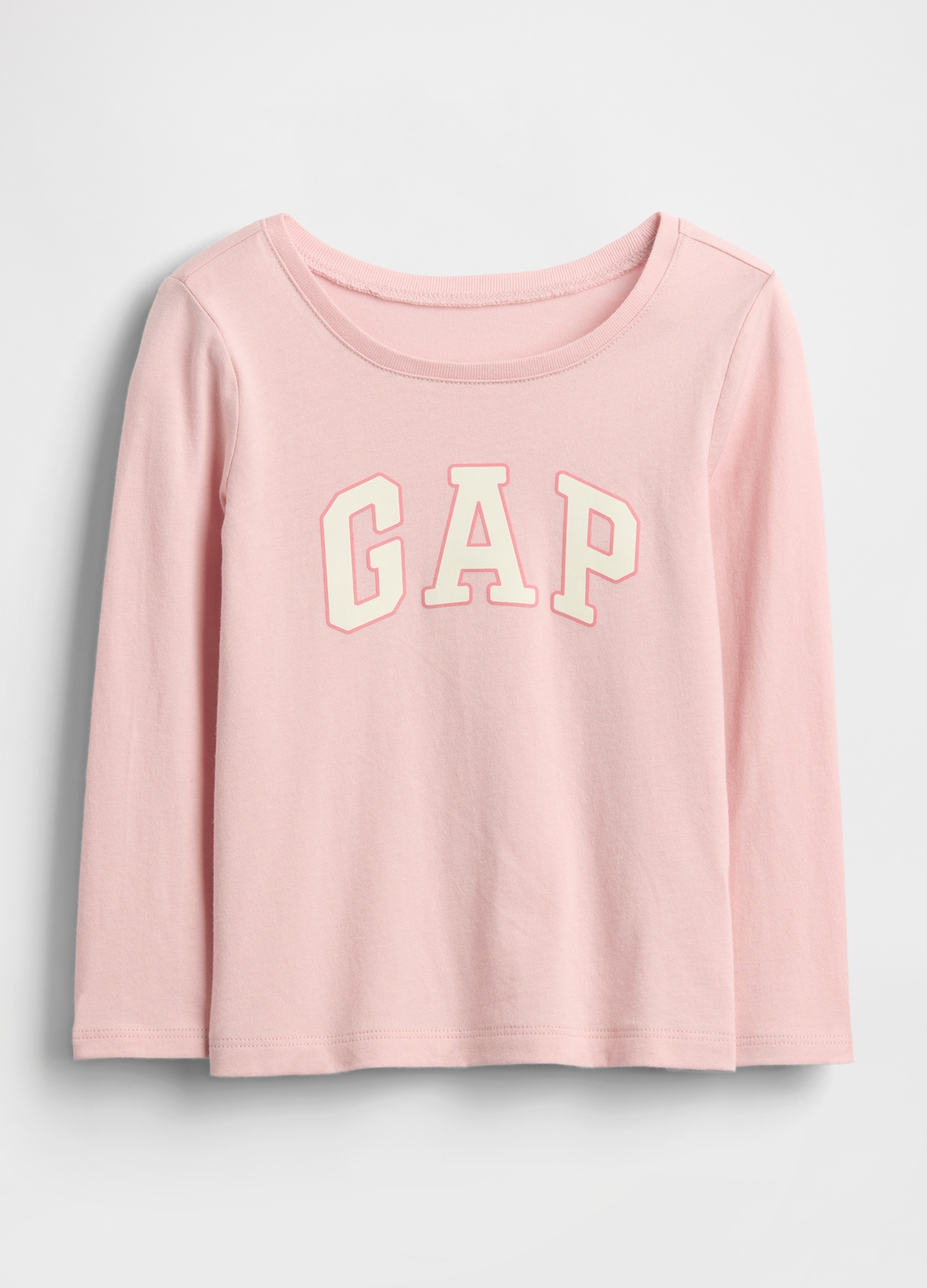 GAP KIDS, T-shirt A Maniche Lunghe, Unisex, Rosa, Taglia: 6-12M/69-74