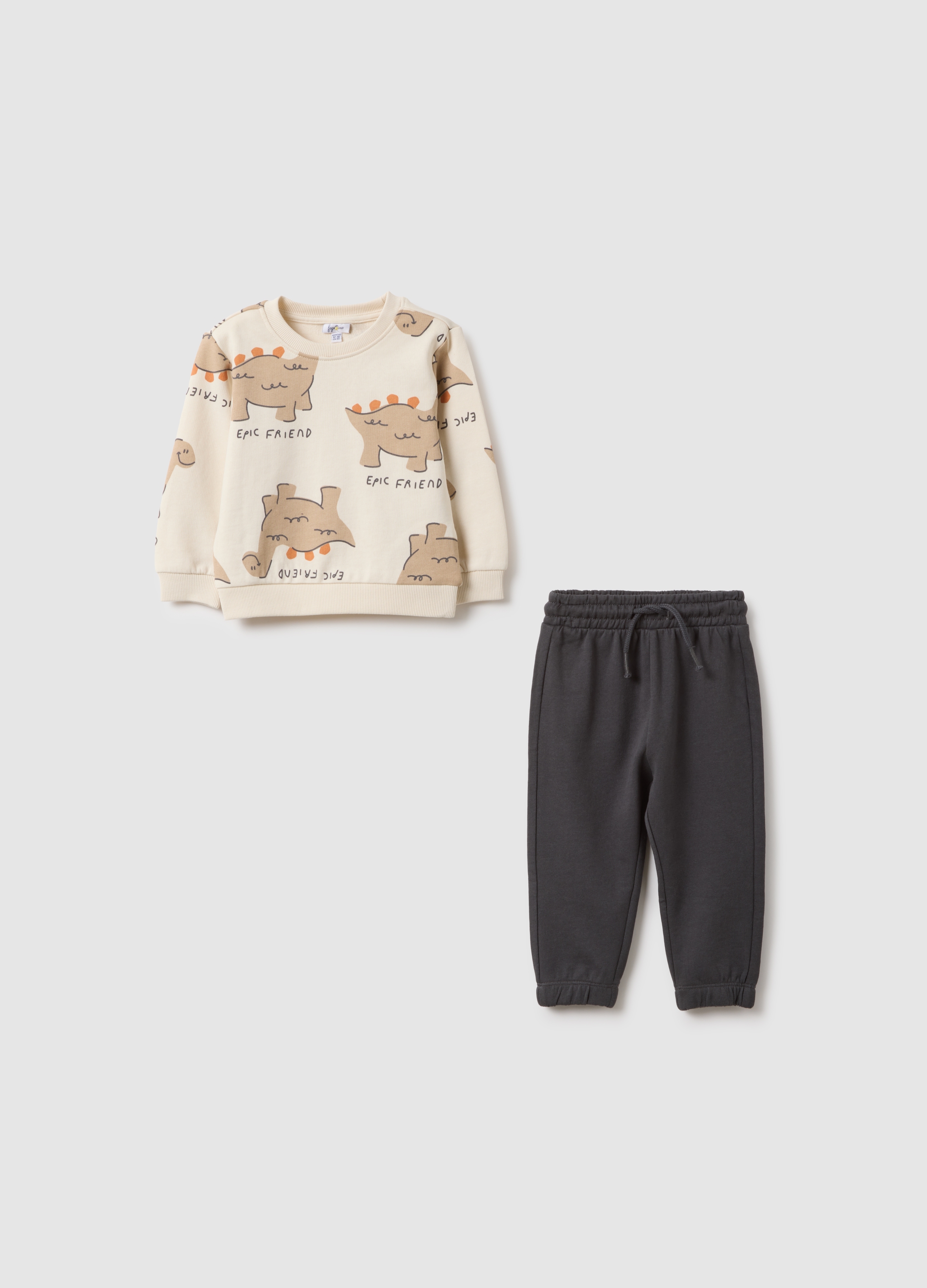 FAGOTTINO, Completo In Puro Cotone Multicolor Regular Fit Per Bimbo, Bambino, Multicolor, Taglia: 12-18