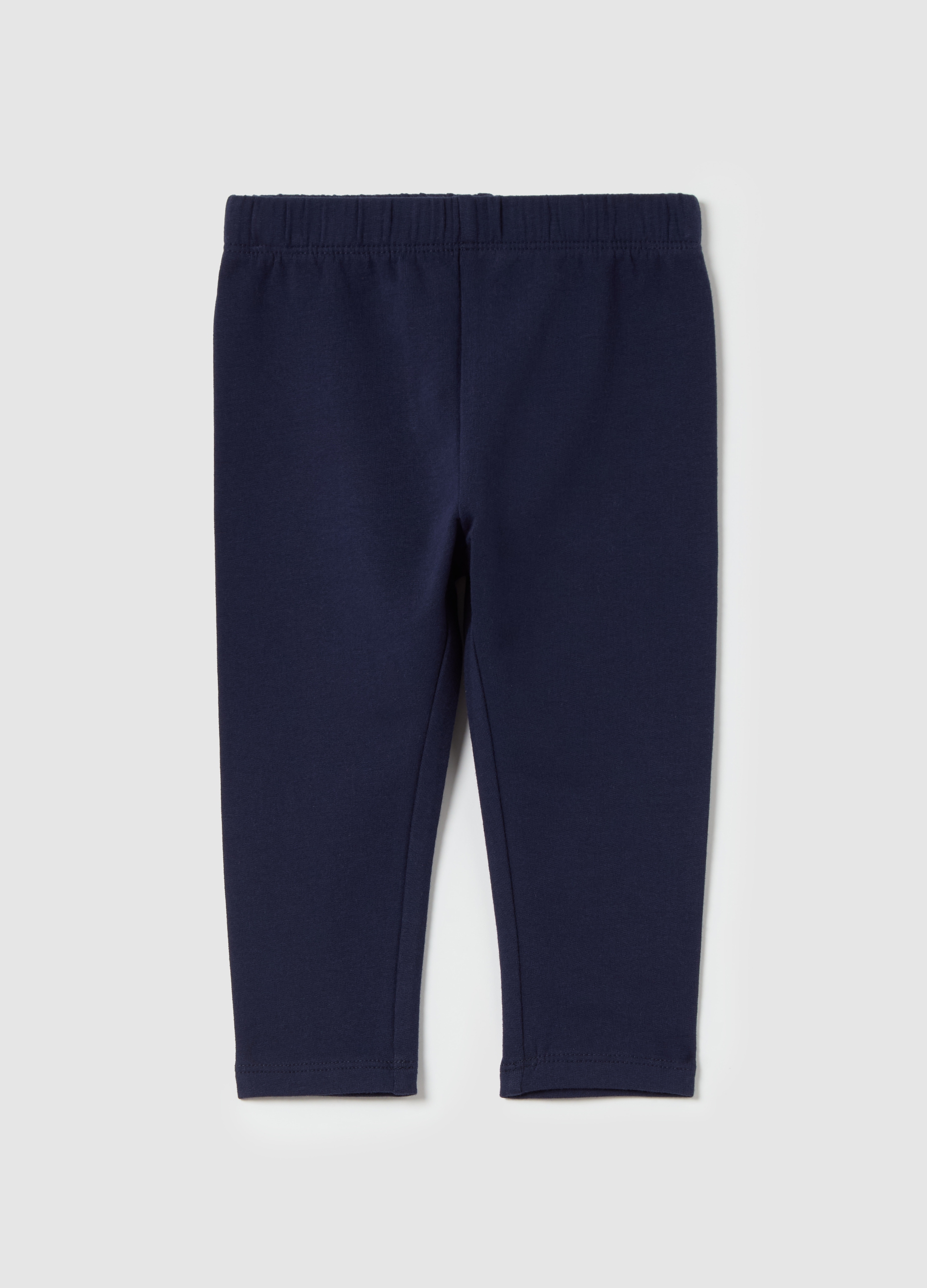 FAGOTTINO, Leggings De Algodón Elástico, Niña, Azul oscuro, Talla: 18-24