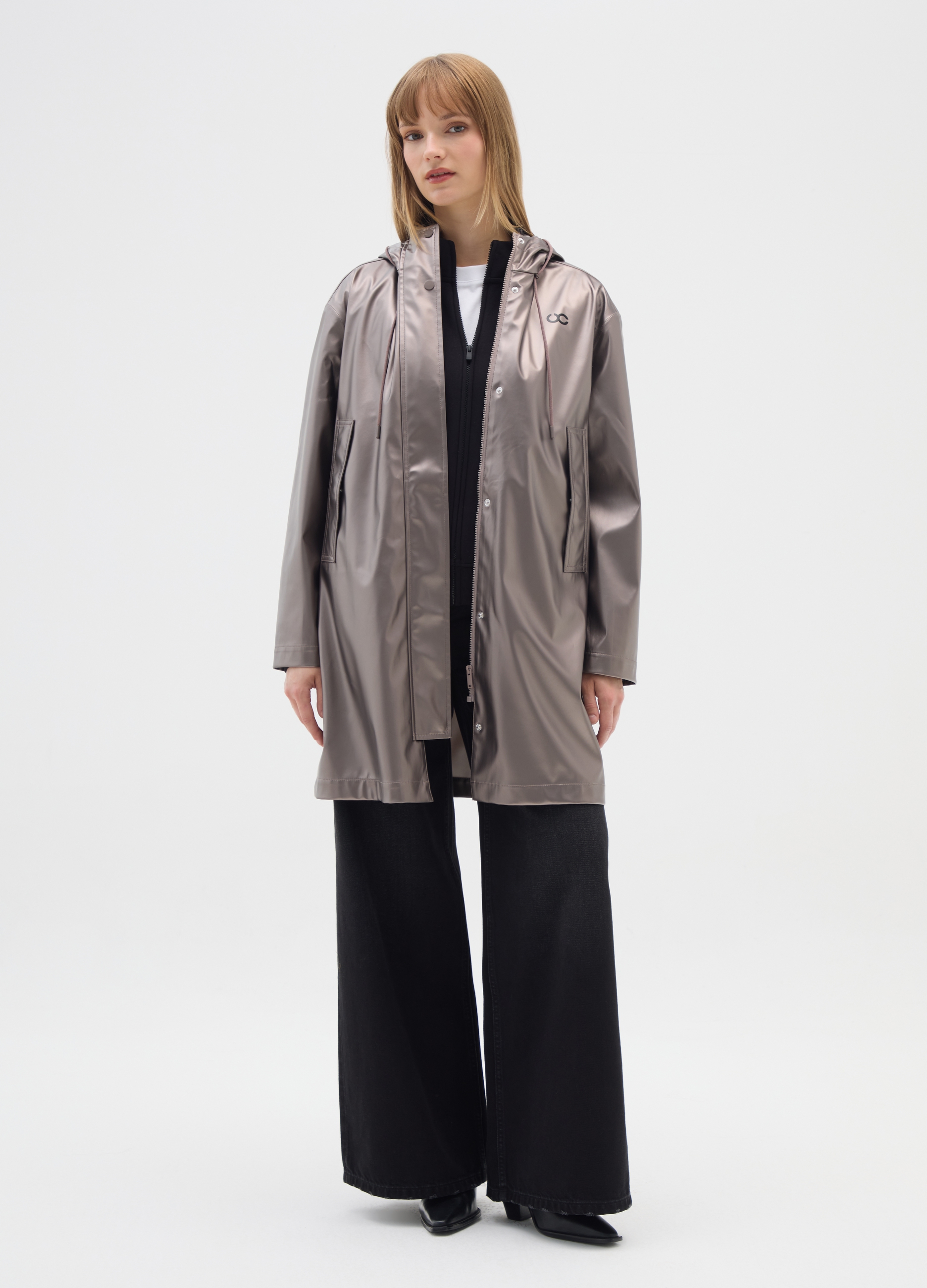 OVS, Chaqueta Marrón De Ajuste Regular, Mujer, Marrón chocolate, Talla: XXL